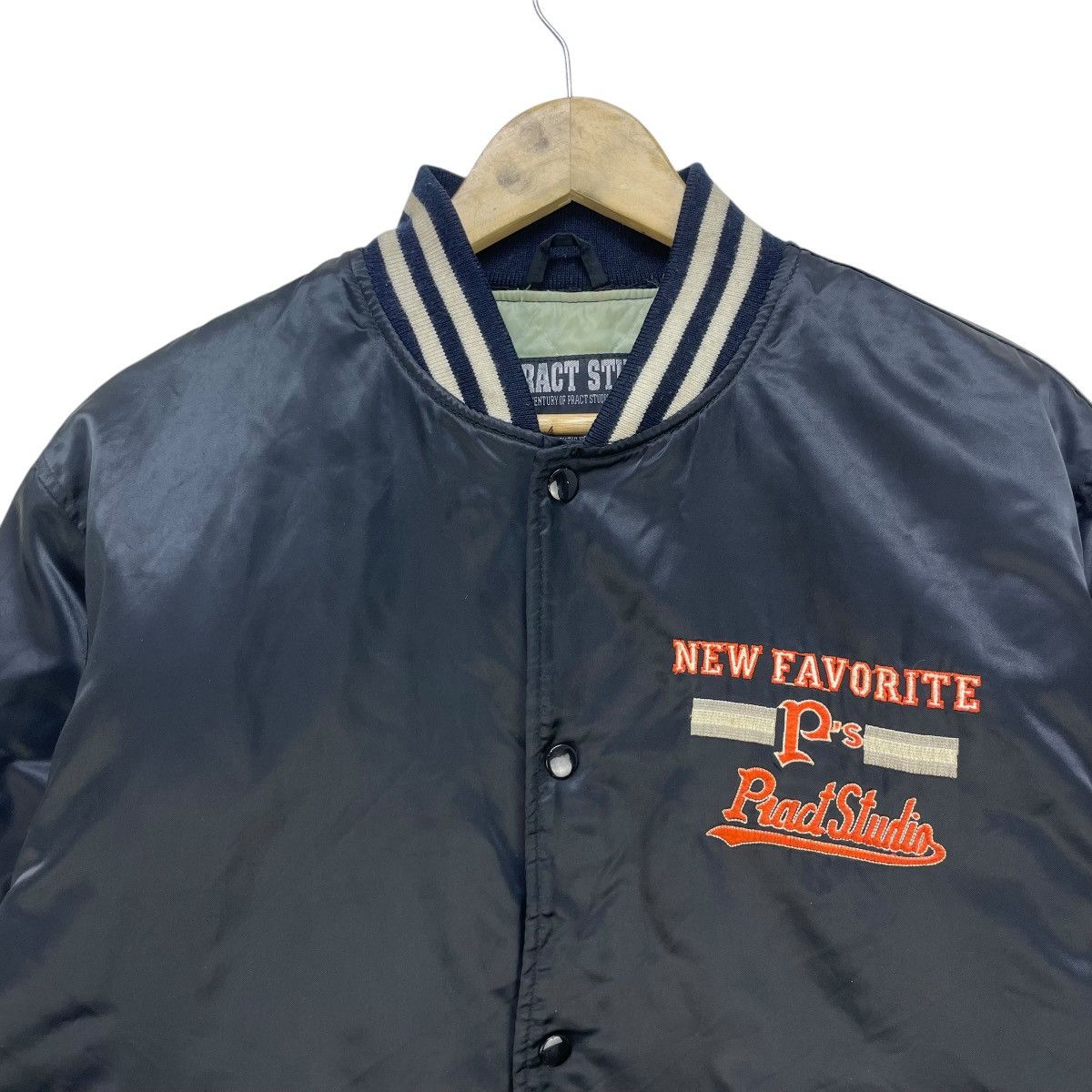Japanese Brand 💥Vintage Pract Studio Bomber Jacket Size US M / EU 48-50 / 2 - 3 Thumbnail
