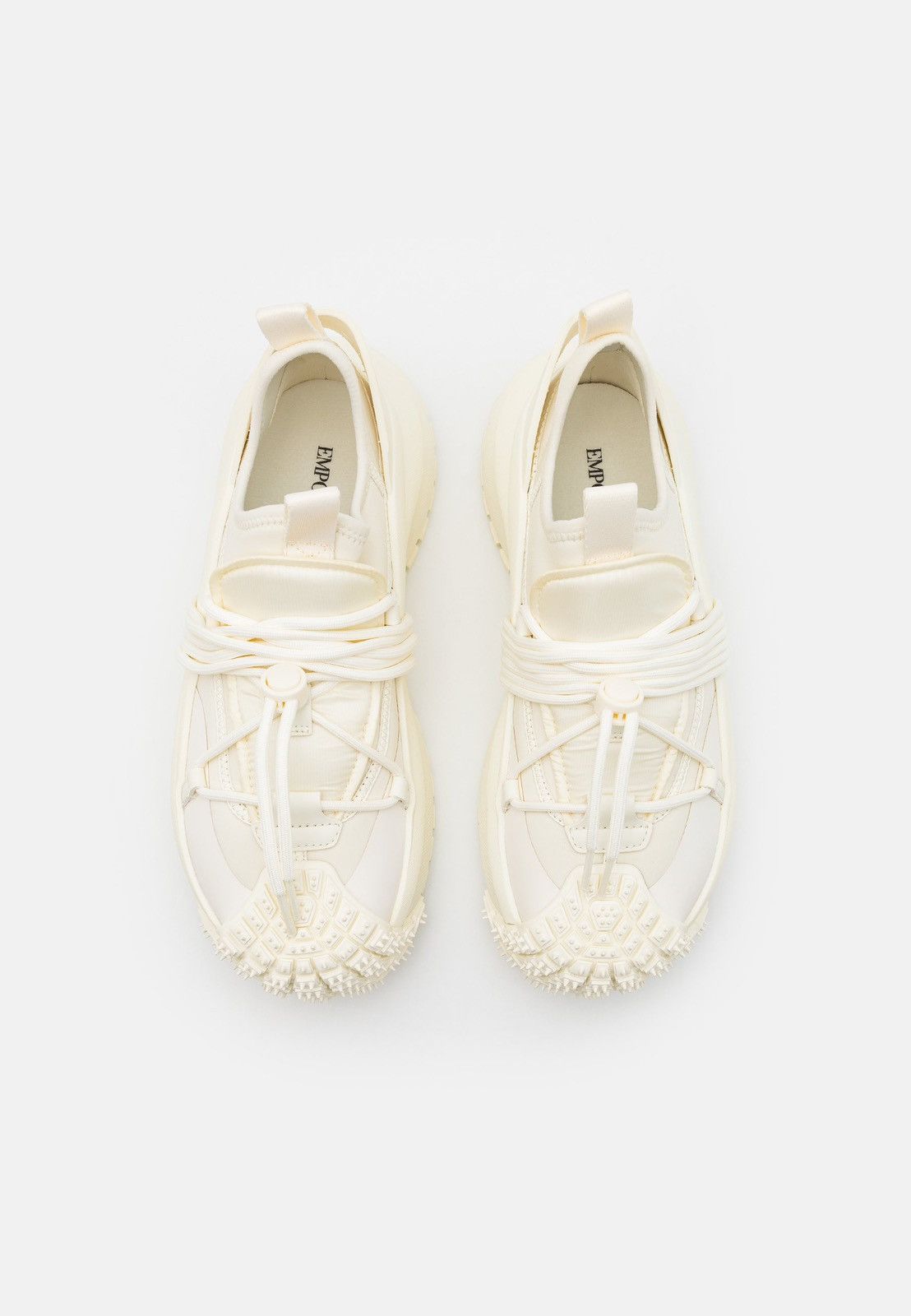 Emporio Armani !DS! SS24 Emporio Armani Milk Nylon Sneakers Size US 13 / EU 46 - 3 Thumbnail