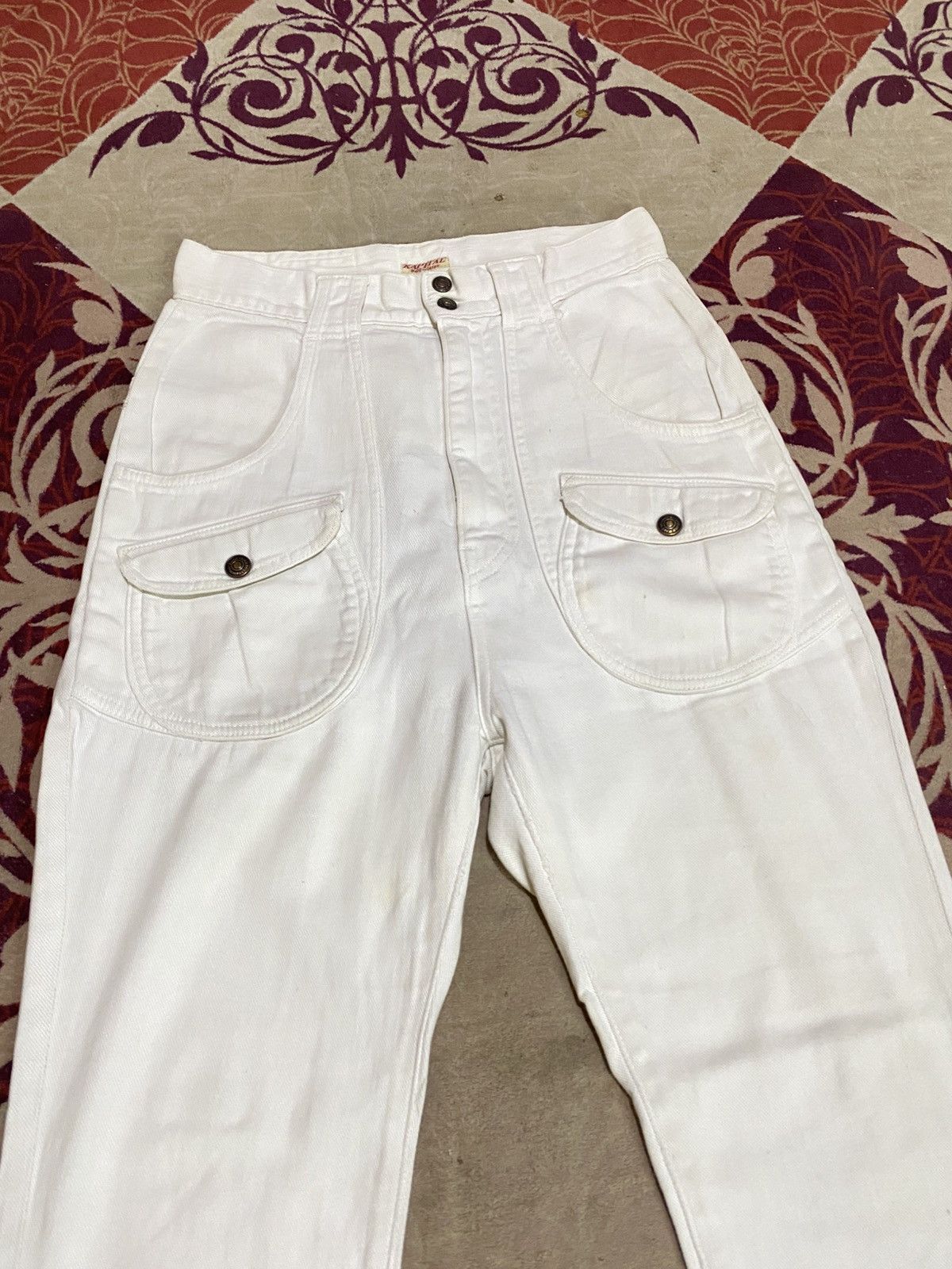 Kapital Kapital Japan Walt Pants White Denim Size US 26 / EU 42 - 3 Thumbnail