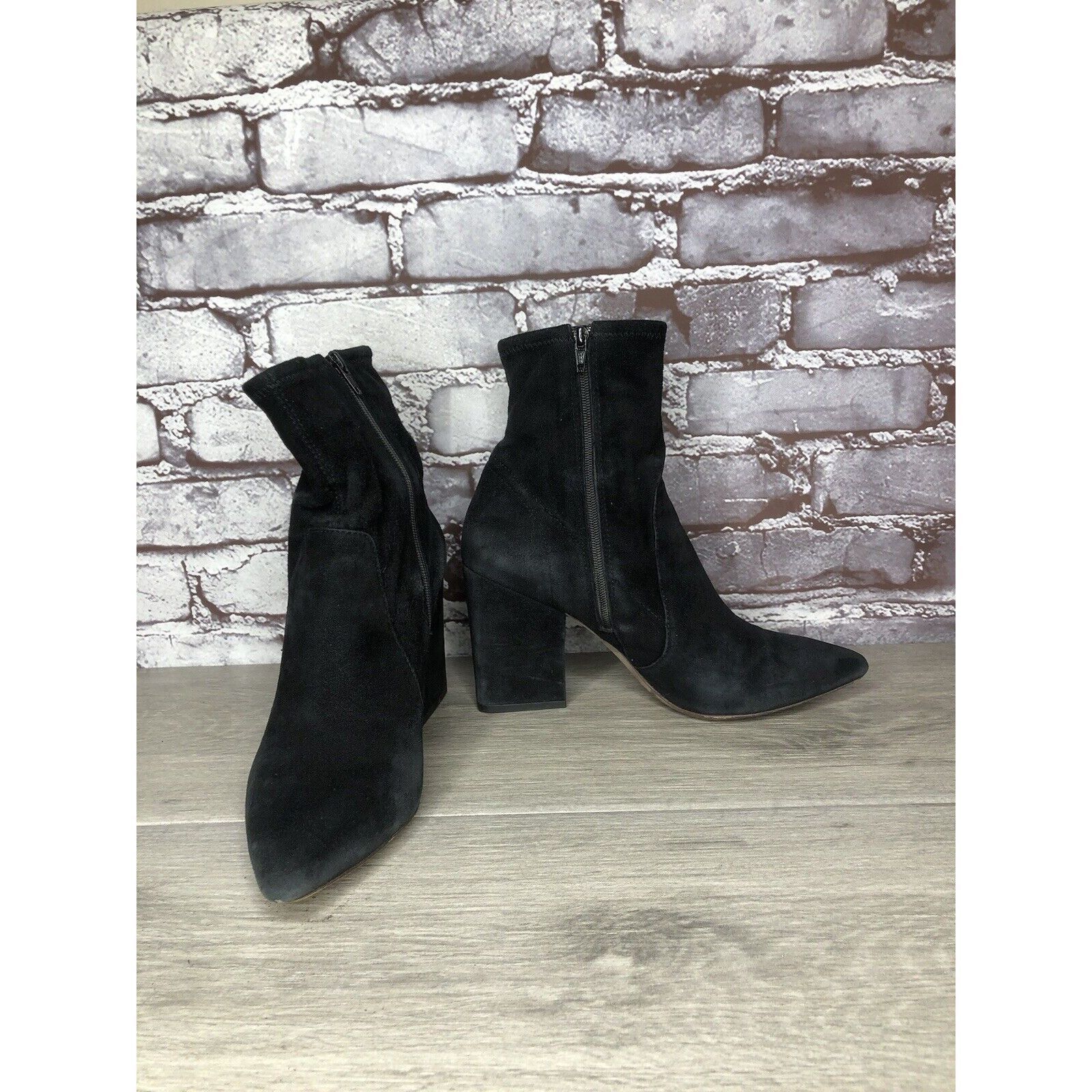 Loeffler Randall Loeffler Randall Isla Black Suede Leather Ankle Booties Boot Size US 7 / IT 37 - 9 Thumbnail