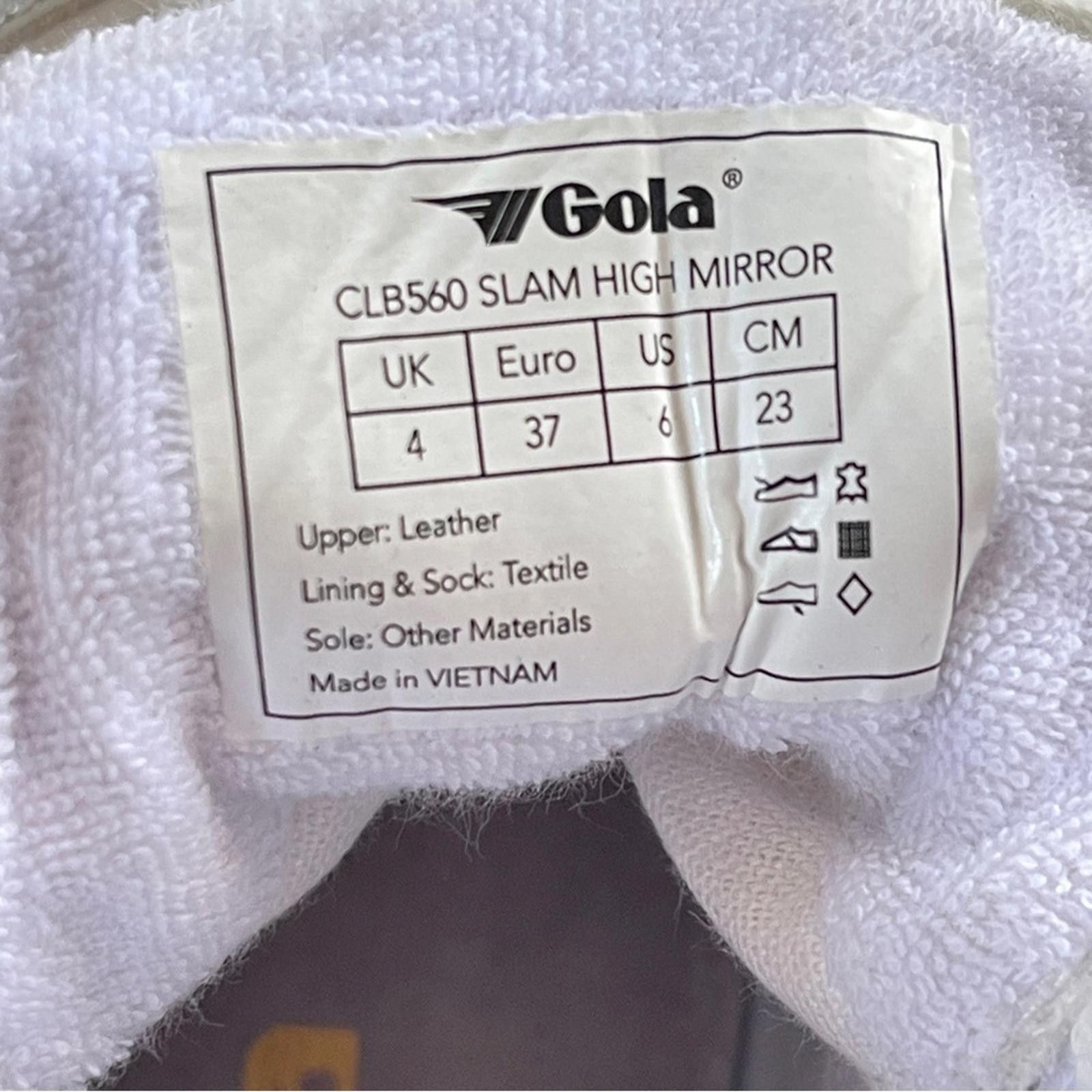 Gola Gola White and Silver High-Top Women's Sneakers in size 6 Size US 6 / IT 36 - 7 Thumbnail