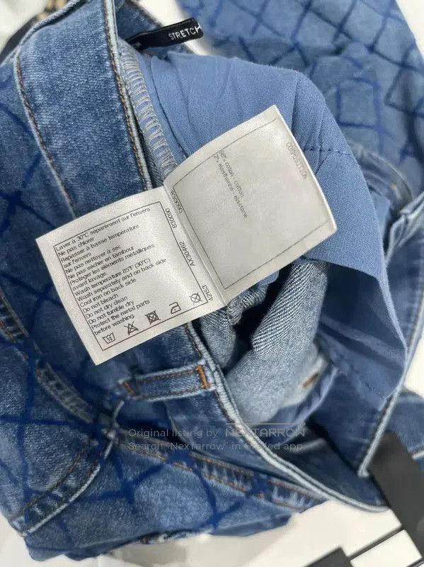 Chanel Chanel Blue Cotton Women’s Denim Pants . Size 35" - 8 Thumbnail