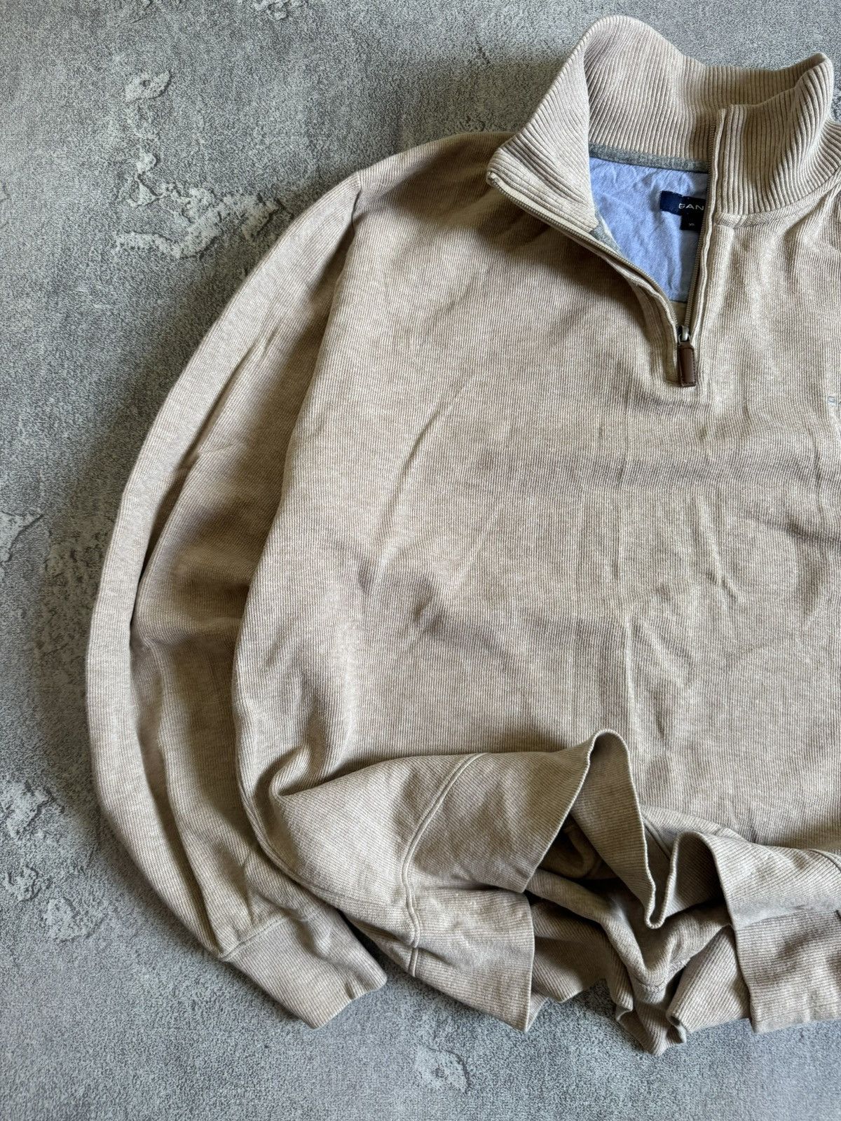 Gant Gant XL/size sweater jumper pullover 1/4 zip knit Size US XL / EU 56 / 4 - 3 Thumbnail