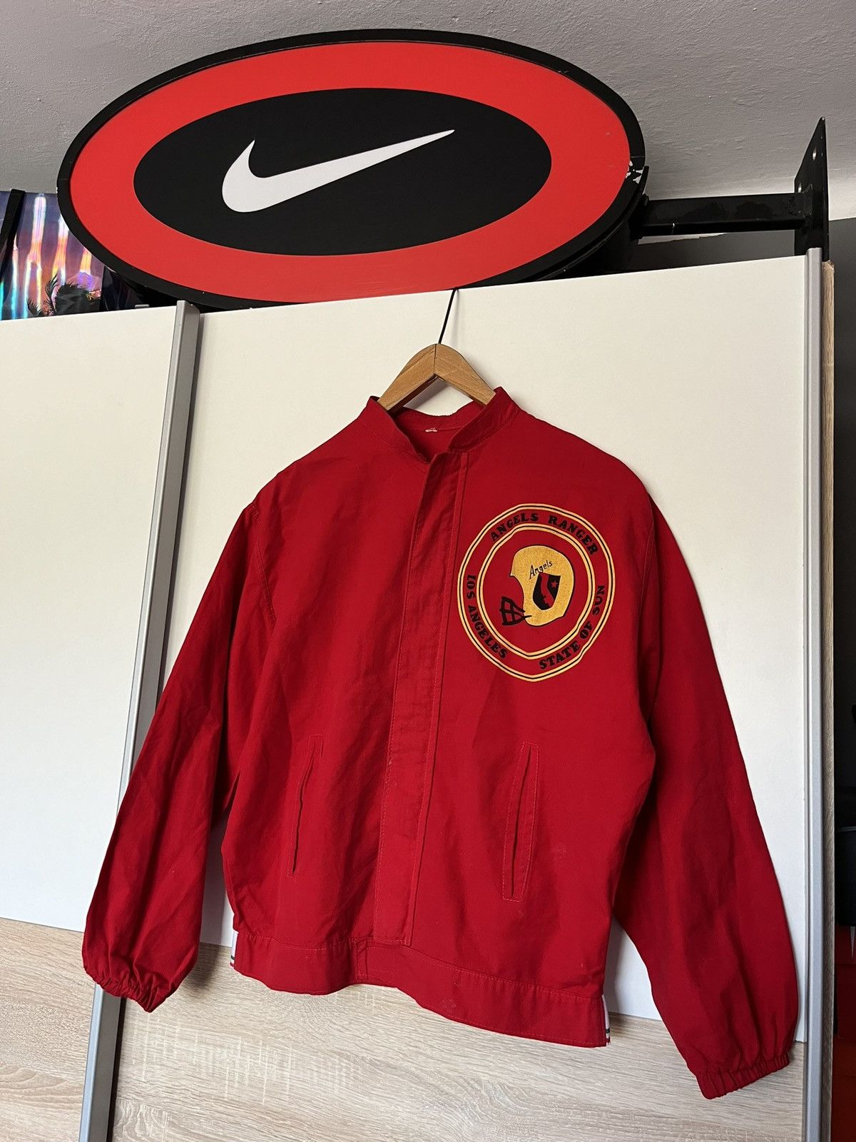 NFL × Vintage Vintage 1950 NFL Los Angeles Angels Ranger Zip Up Jacket 80’ Size US M / EU 48-50 / 2 - 2 Thumbnail