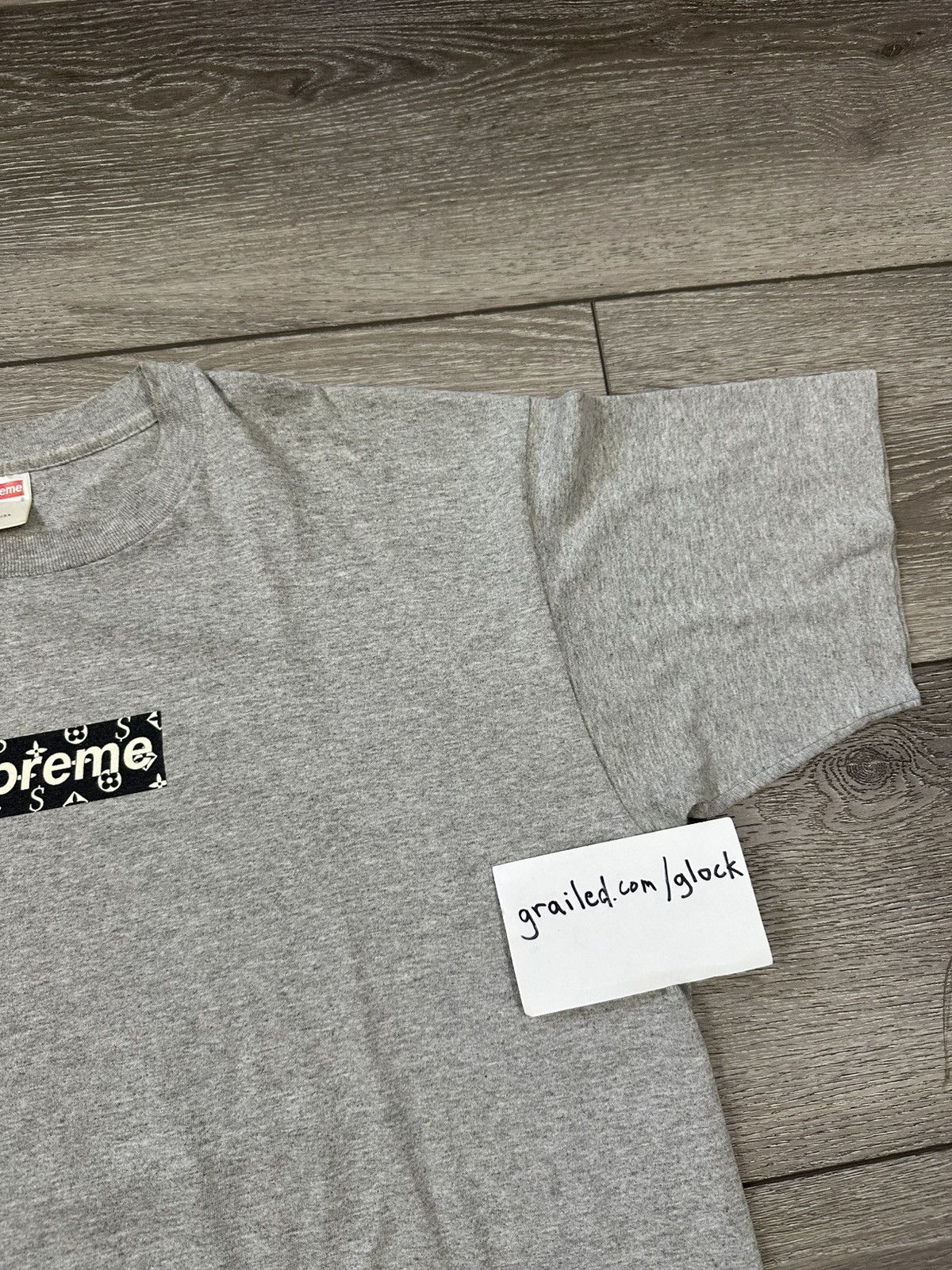 Supreme Supreme LV Monogram Box Logo Cease And Desist Tee S/S 2000 Size US XL / EU 56 / 4 - 14 Thumbnail