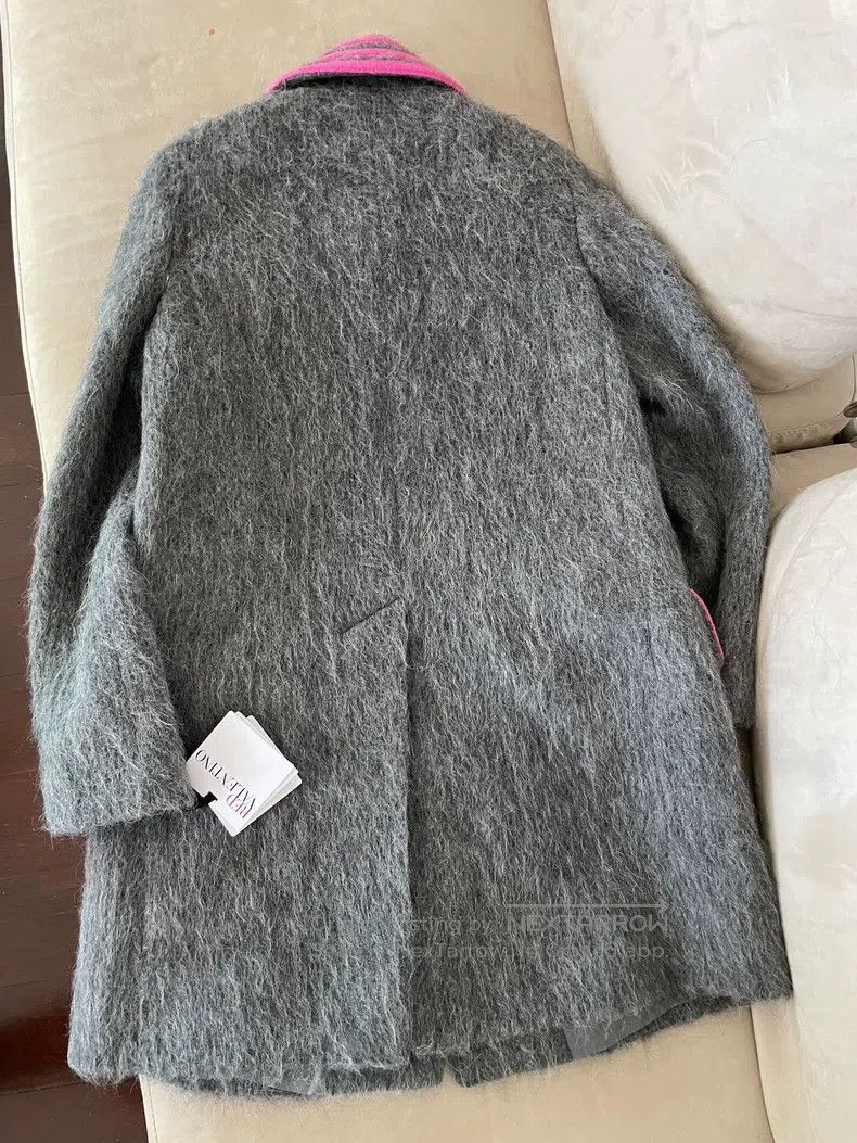 Valentino Valentino Rabbit fur alpaca woolen coat Size XS / US 0-2 / IT 36-38 - 5 Thumbnail