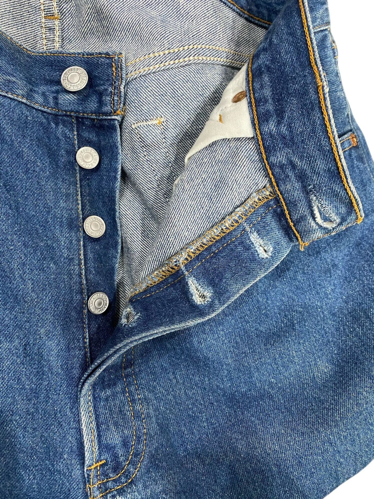 Levi's Vintage LEVI’S 501xx Mexico Heather Blue Jeans Size US 36 / EU 52 - 8 Thumbnail