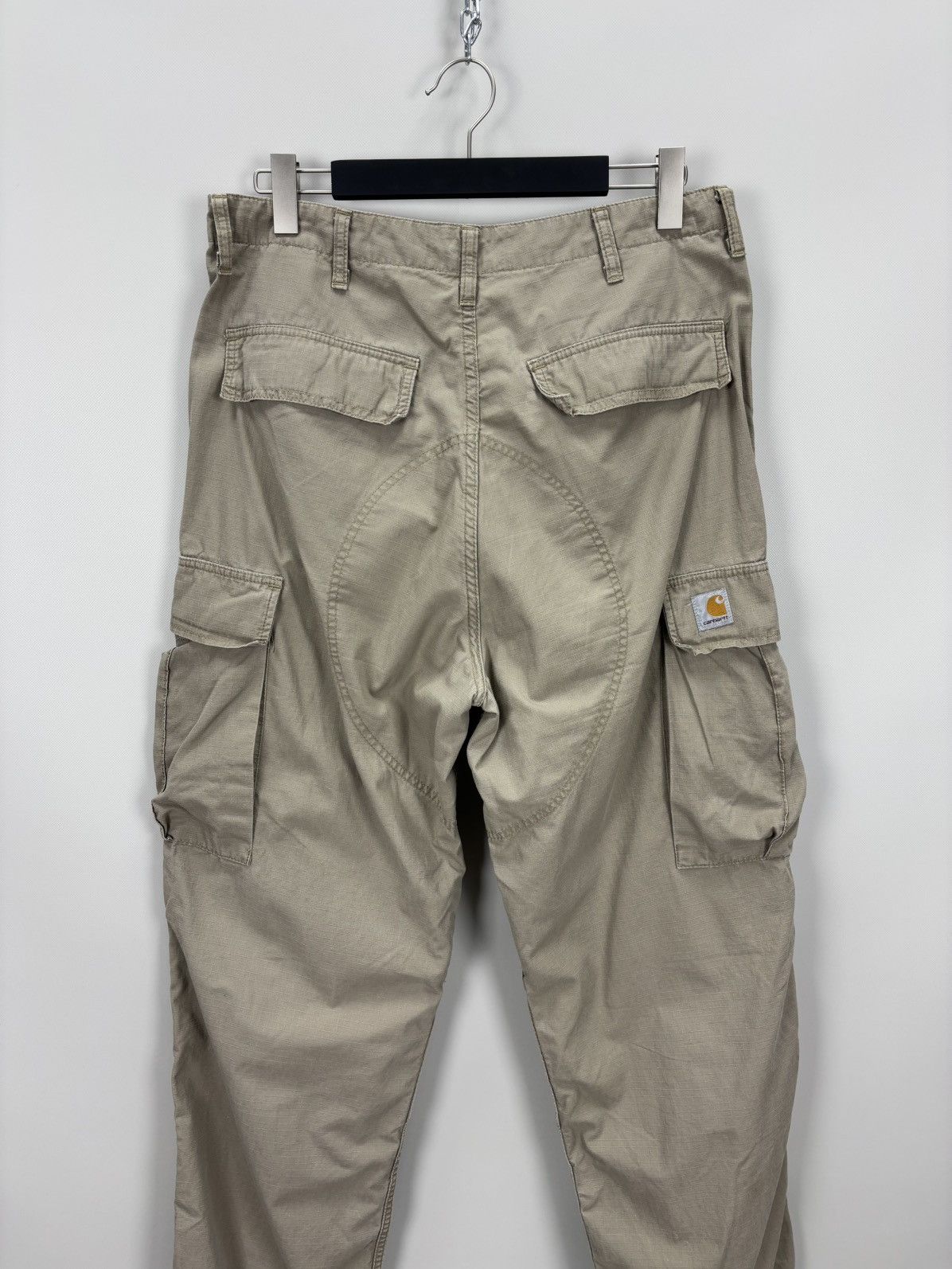Carhartt Mens cargo pants Carhartt Size 34x36 Color Brown Size US 34 / EU 50 - 6 Thumbnail
