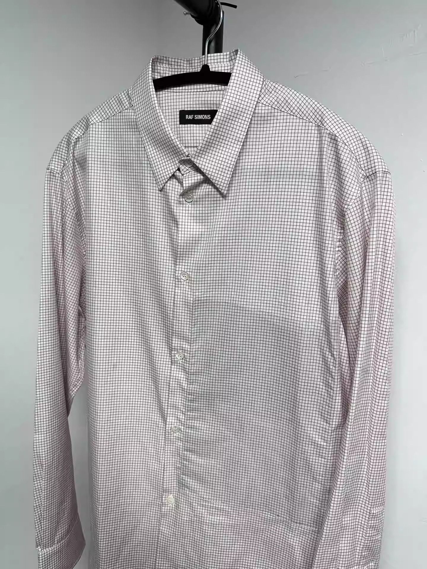 Raf simons 18ss Blade Runner period pvc plaid shirt