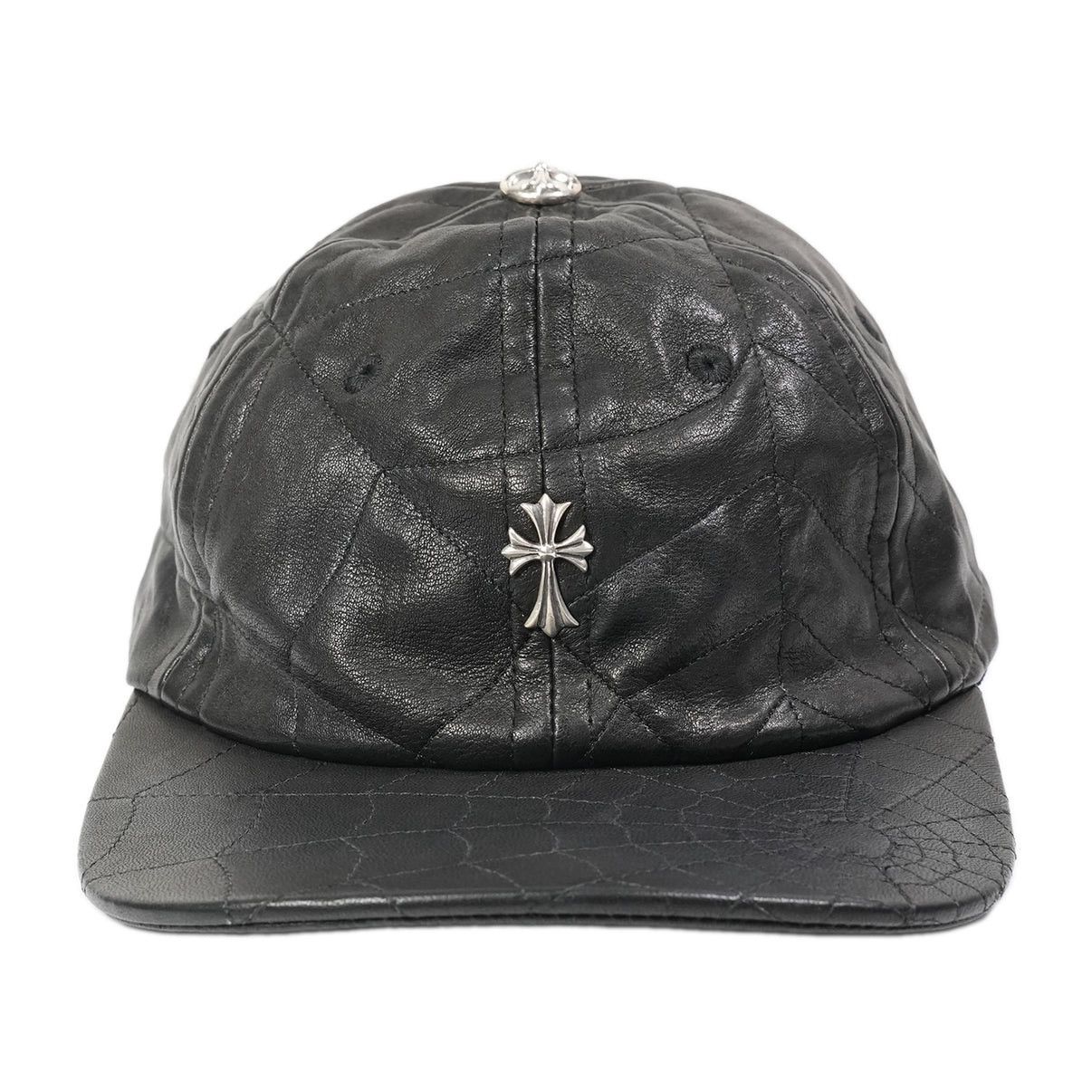 Chrome Hearts Chrome Hearts Spider Web Leather Cap Size ONE SIZE - 1 Thumbnail