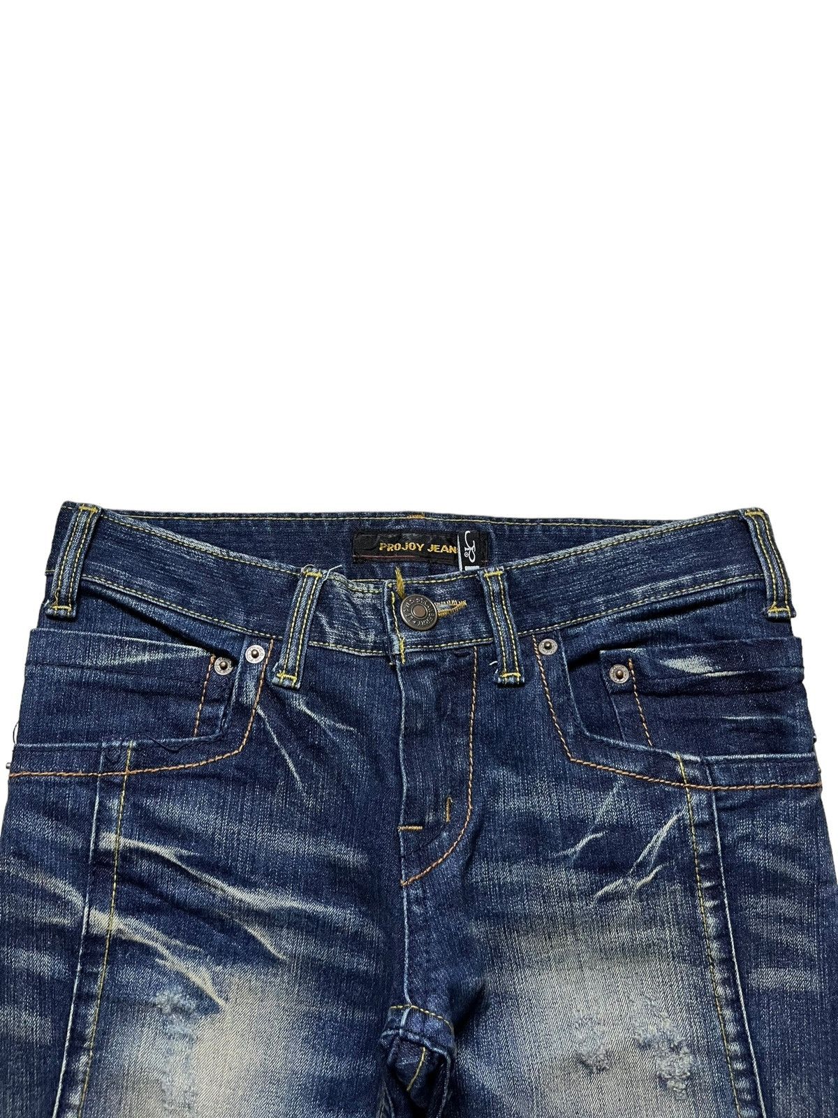 Japanese Brand Vintage Japanese Brand Sick Mud Wash Distressed Flare Jeans Size 29" - 5 Thumbnail