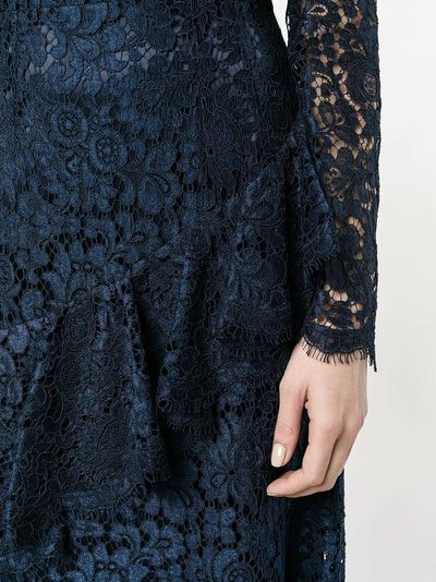 Dolce & Gabbana o1y0825 Midi Dress in Midnight Blue Size S / US 4 / IT 40 - 5 Thumbnail