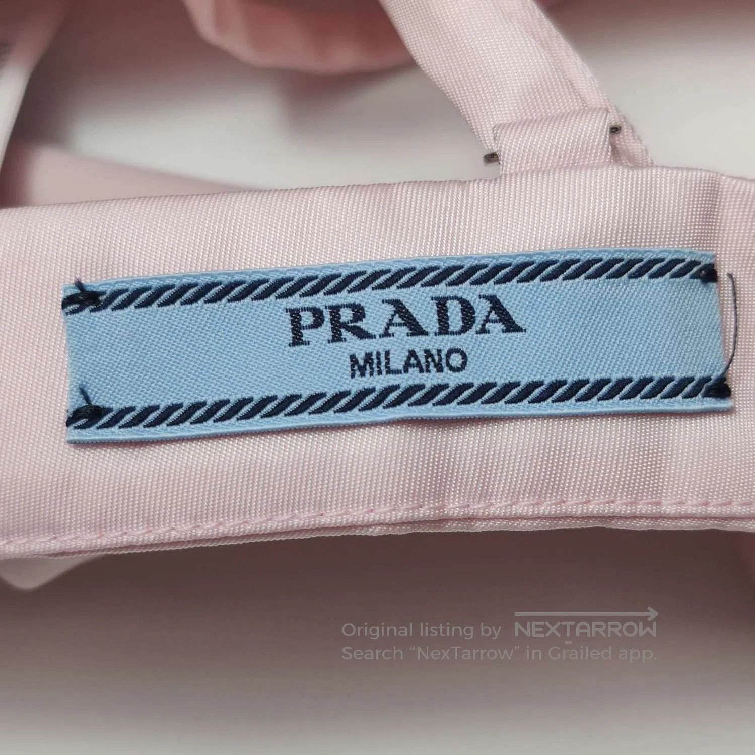 Prada Prada Pink Triangle Logo Cami Top . Size L / US 10 / IT 46 - 5 Thumbnail