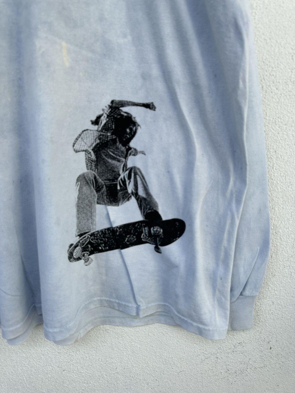 Bob Marley × Vintage Vintage Bob Marley Skateboard Long Sleeve T Shirt Size US XL / EU 56 / 4 - 3 Thumbnail
