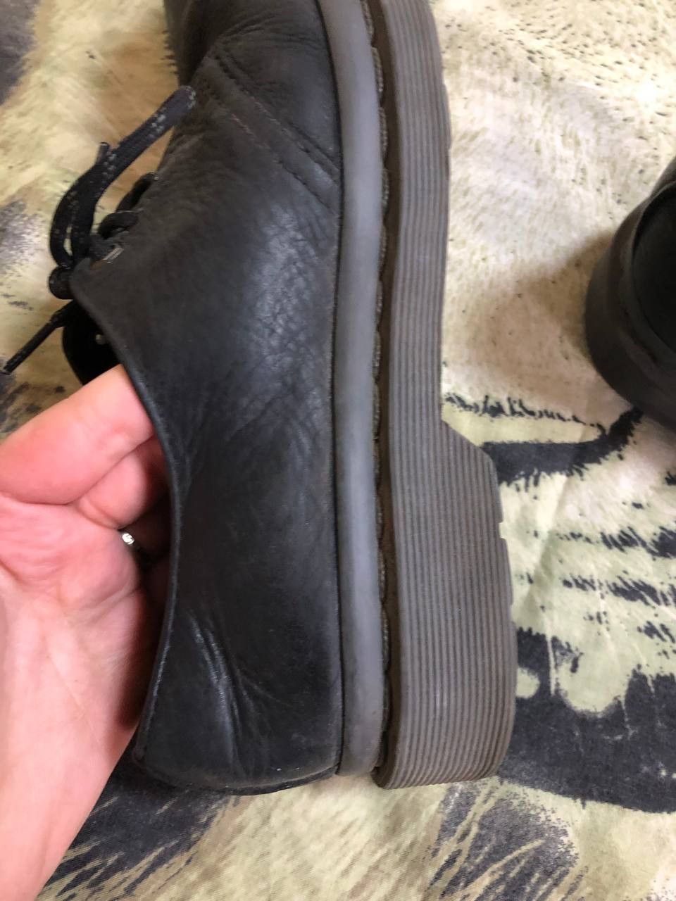 Dr. Martens Rare Vintage Dr Martens Air-Wair 1461 Black Leather Shoes Size US 8.5 / EU 41-42 - 13 Thumbnail