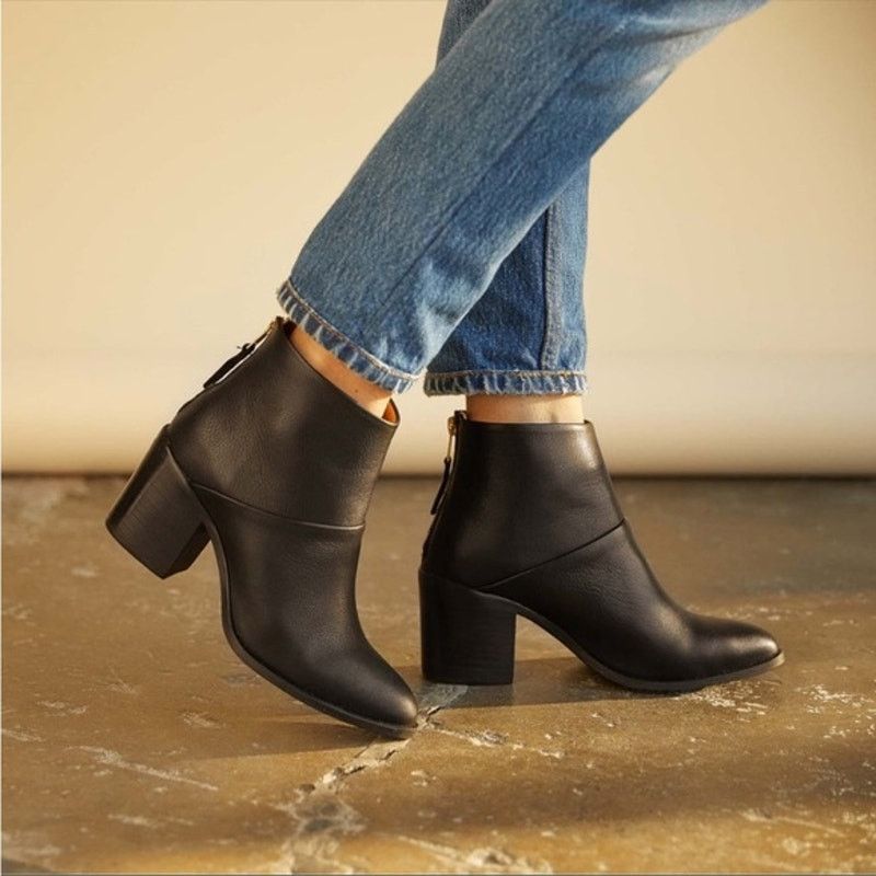 Nisolo Nisolo Dari Black Leather Boots Size 8.5 Size US 8.5 / IT 38.5 - 2 Thumbnail