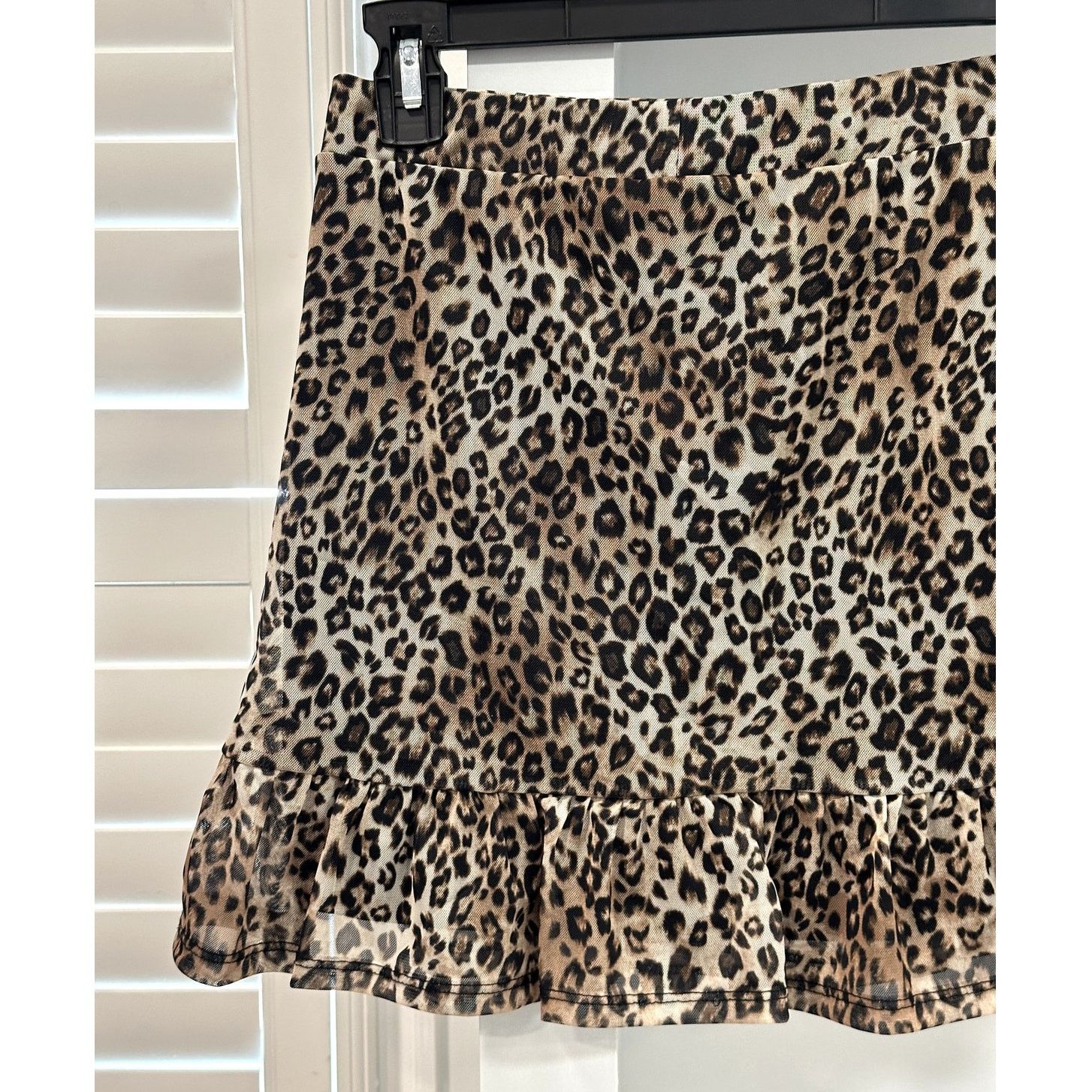 Other Noisy May Womens Brown Leopard Print Mini PullOn Skirt S NWT Size 28" / US 6 / IT 42 - 5 Thumbnail