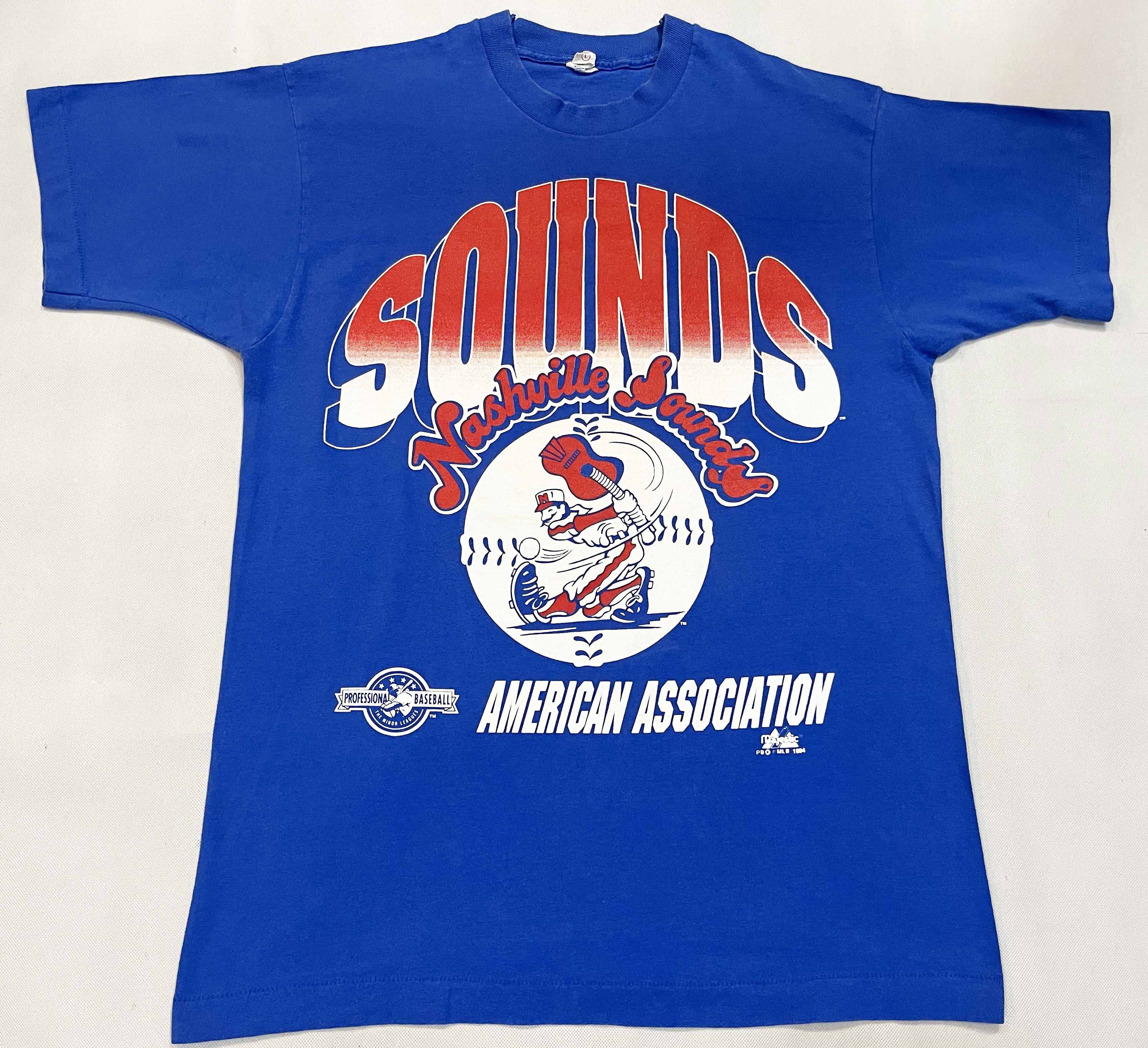 Majestic × Vintage Vintage Majestic 1994 MiLB Nashville Sounds Baseball T-Shirt Size US L / EU 52-54 / 3 - 1 Thumbnail
