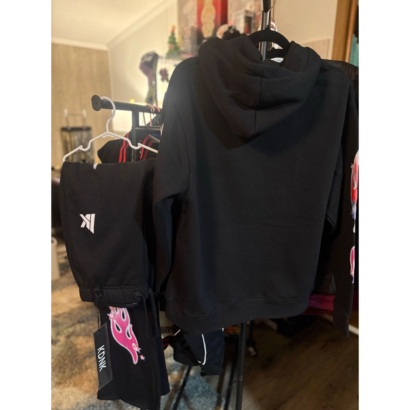 Other NEW SZ M - KDNK Flames Hoodie & Sweatpants Size US M / EU 48-50 / 2 - 2 Thumbnail