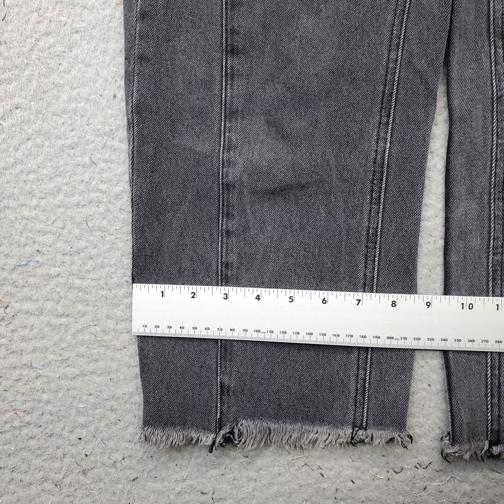 Levi's Levi's We The Free Baggy Jeans Women Size 24 Black Denim High Rise 23" Inseam 33.75" Outseam 5-Pocket Straight Jeans Size 42" / US 20 - 5 Thumbnail