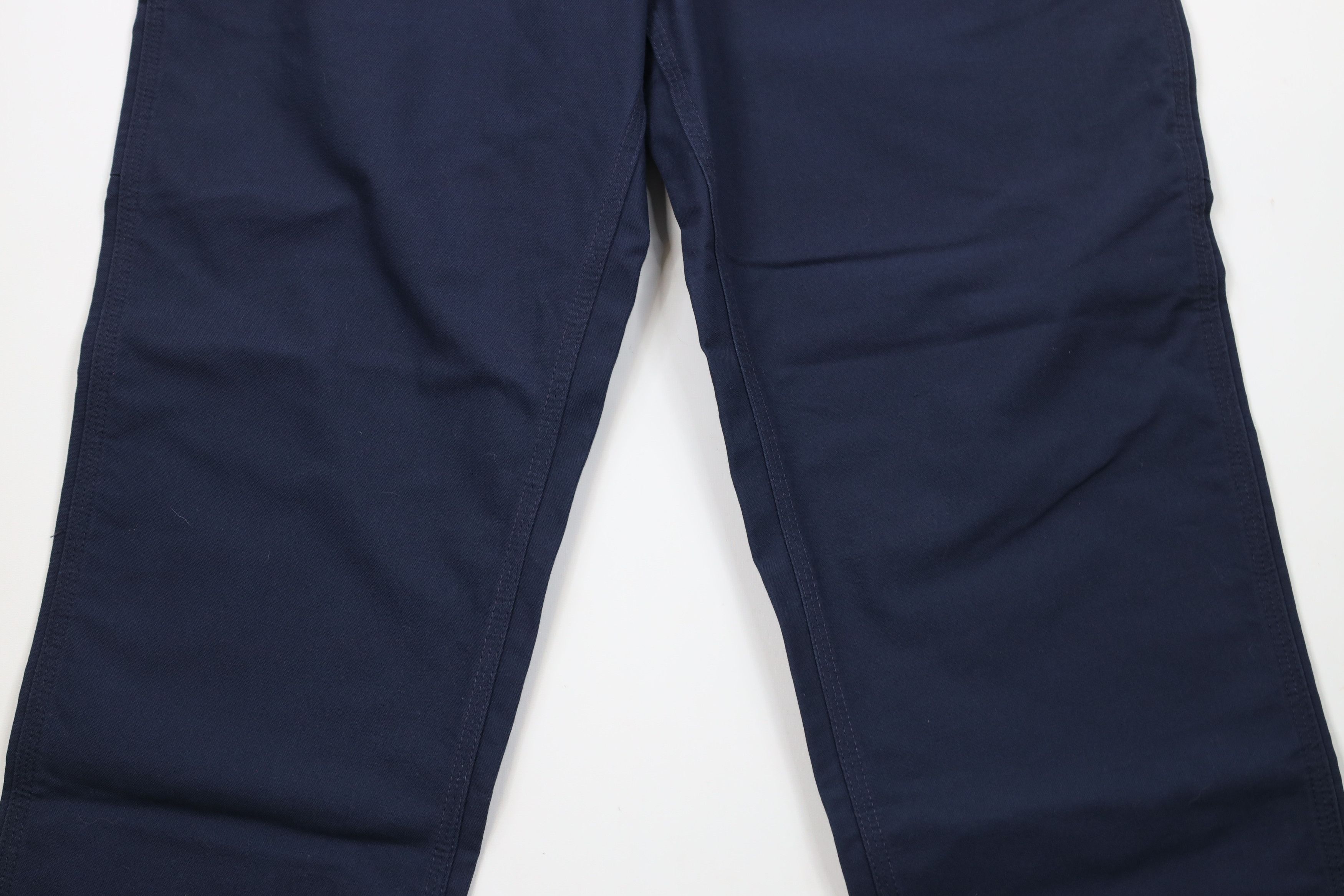 Carhartt × Vintage Deadstock Vintage Y2K Carhartt Canvas Dungaree Pants Blue Size US 38 / EU 54 - 3 Thumbnail