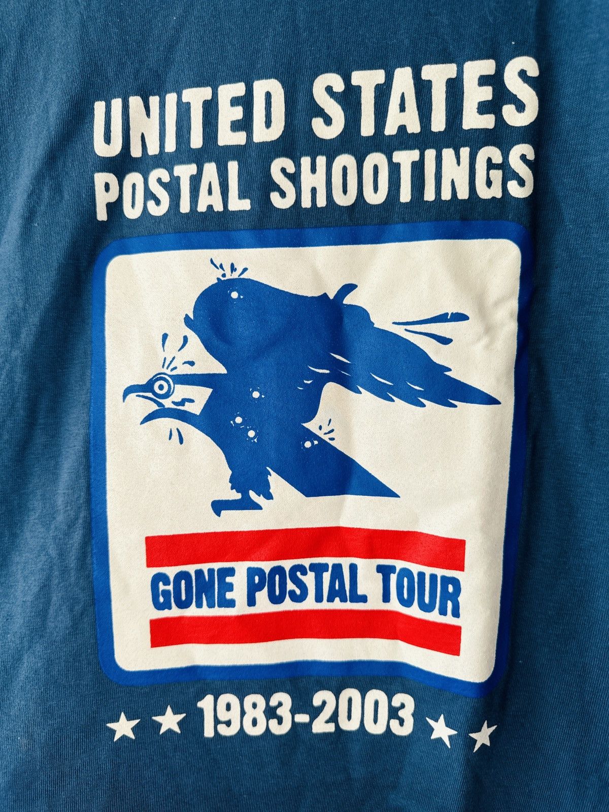 Vintage Vintage Postal Shootings Tour 1983 - 2003 T Shirt Size US L / EU 52-54 / 3 - 2 Thumbnail