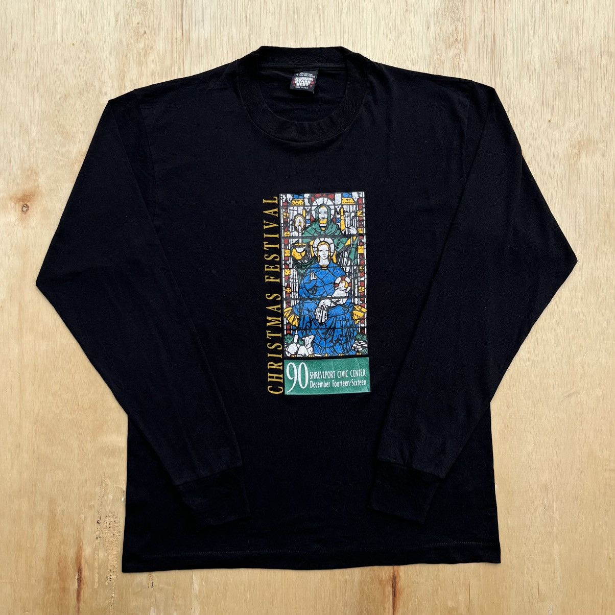 VINTAGE LS SCREEN STARS BEST 90s JESUST CRHISMAS FEST