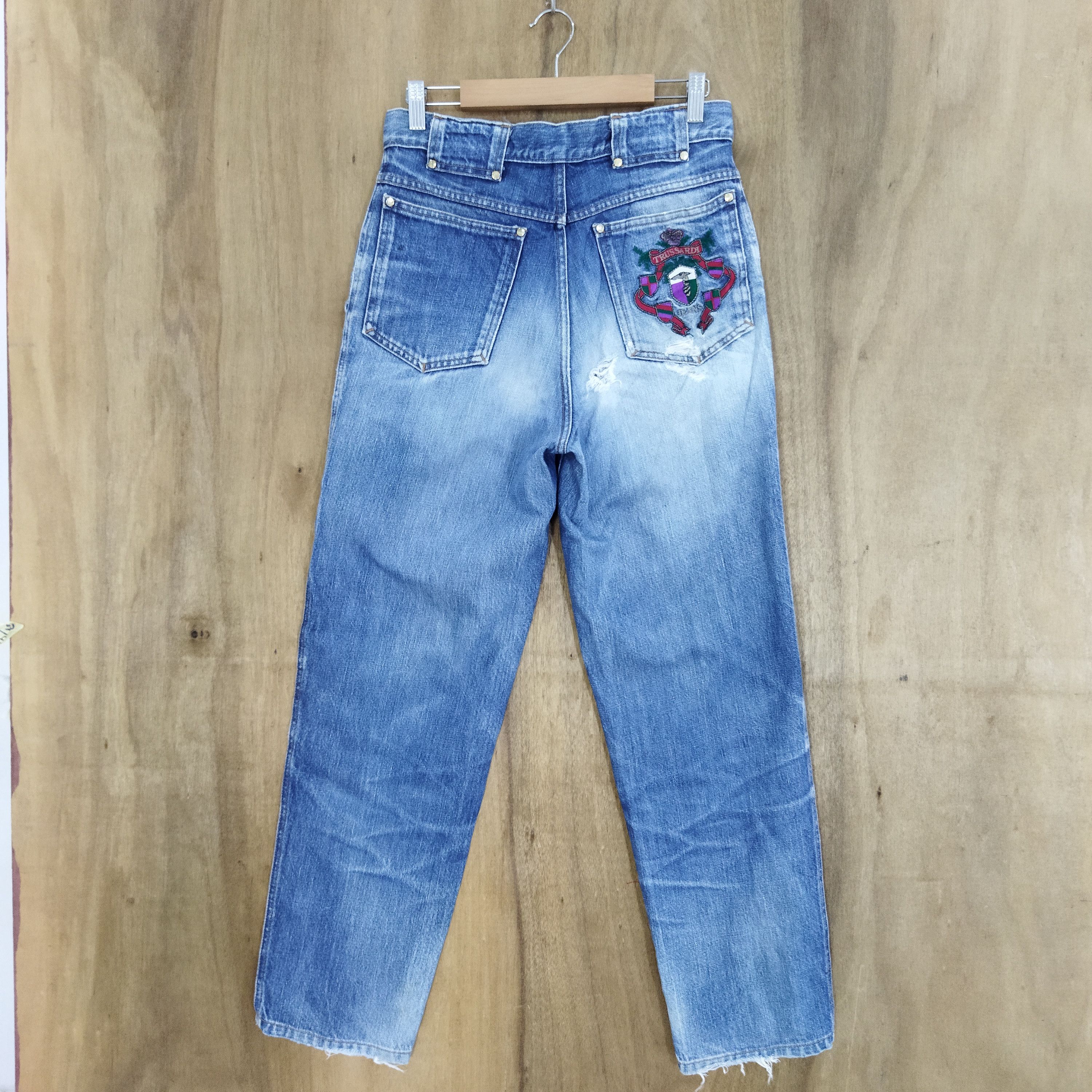 Trussardi × Vintage VINTAGE TRUSSARDI BLUE DENIM JEANS PANTS Size US 28 / EU 44 - 8 Thumbnail