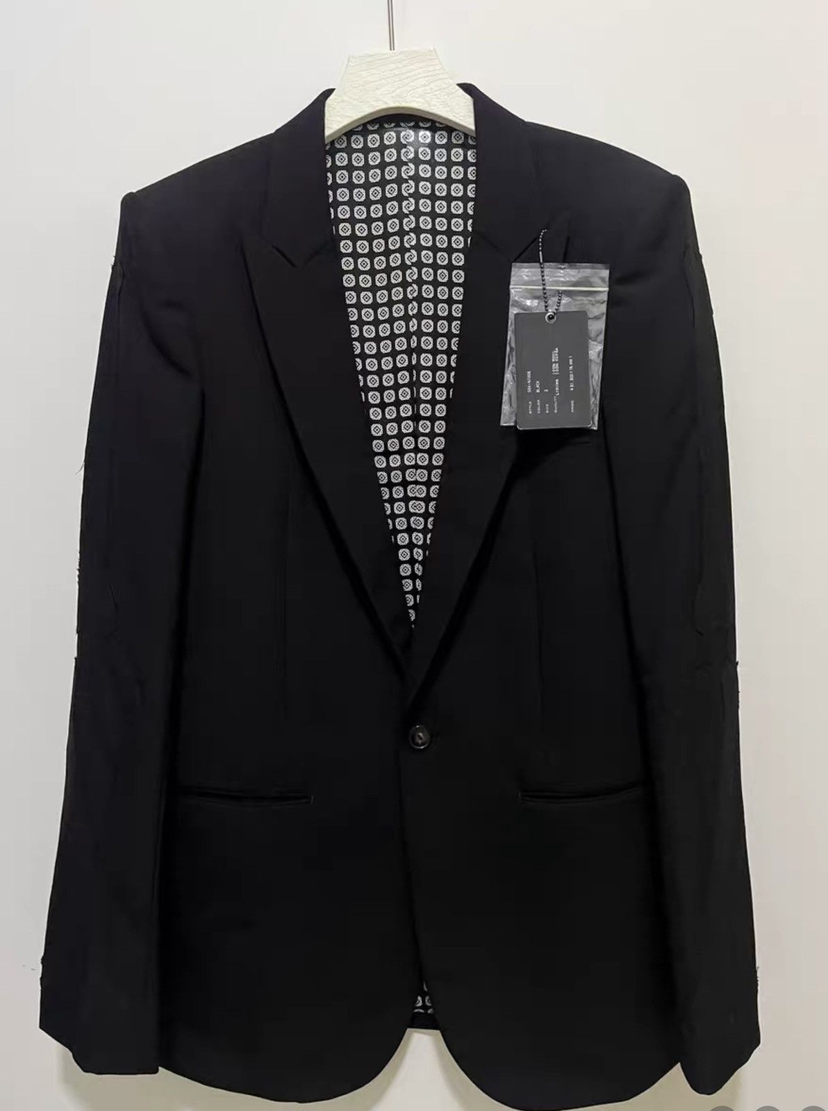 Number (N)ine Spring2004 Bone-Embroidered Suit Jacket