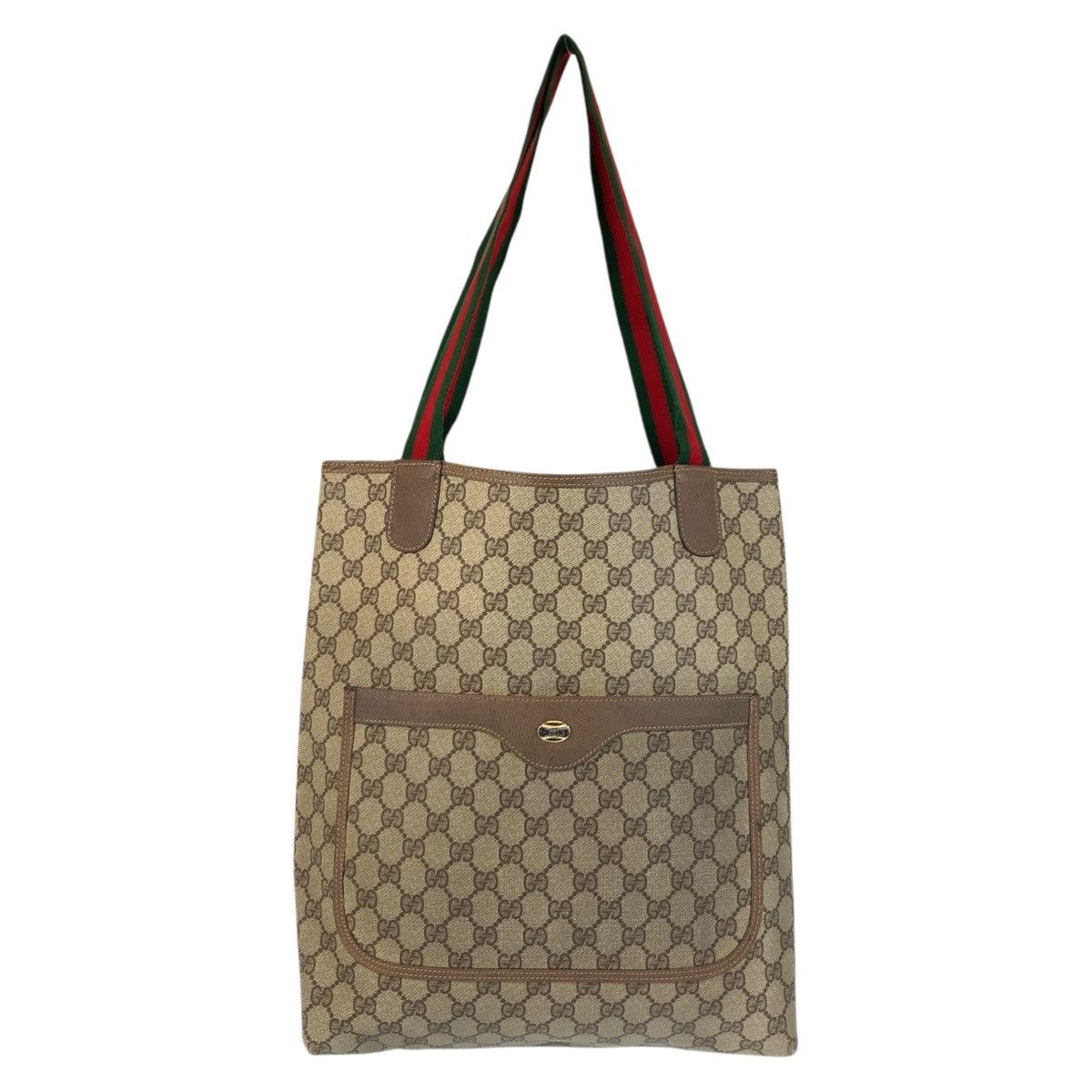 Gucci Gucci GG Supreme Canvas/leather Sheline Old Gucci 2Way Tote/shoulder Bag 39 02 003 Canvas Shoulder Bag 39 02 003 in Beige, Women's