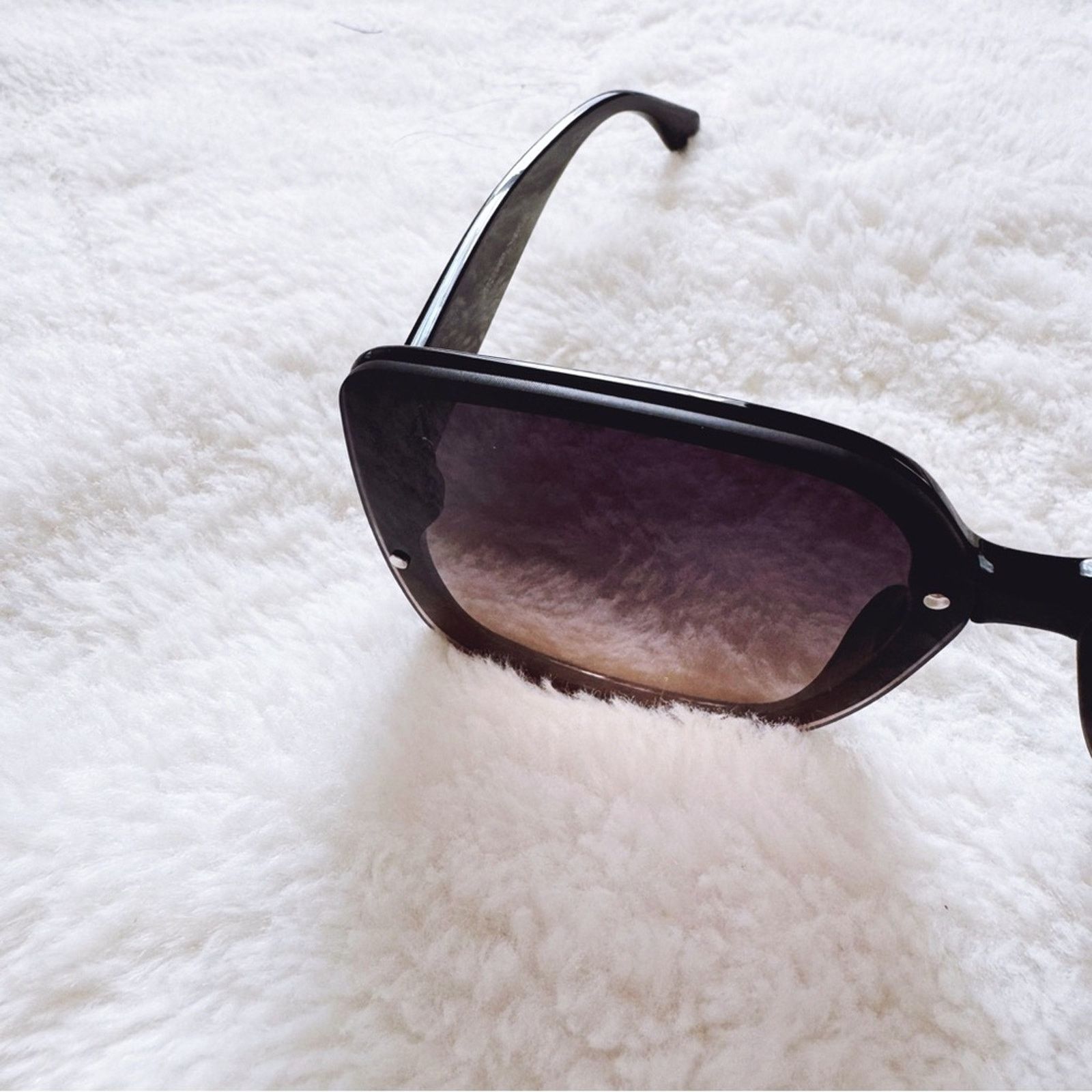 Other Abby Black Square Frame Sunglasses Size ONE SIZE - 5 Thumbnail