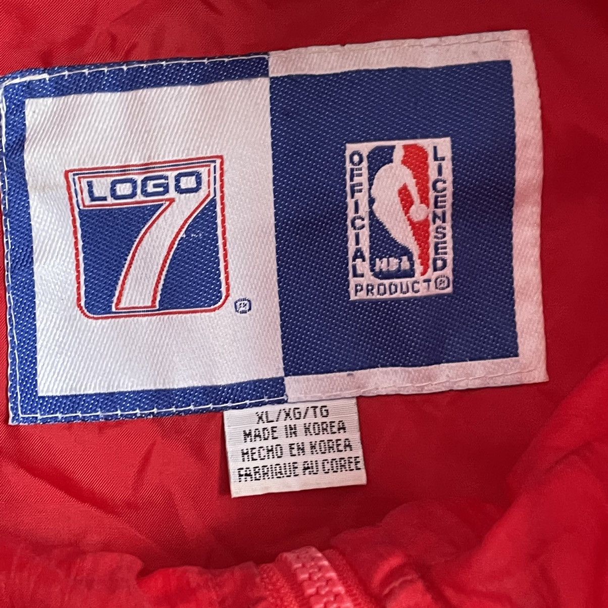 Logo 7 Y2K Chicago Bulls Backprint Light Jacket Made in Korea Size US XL / EU 56 / 4 - 4 Thumbnail