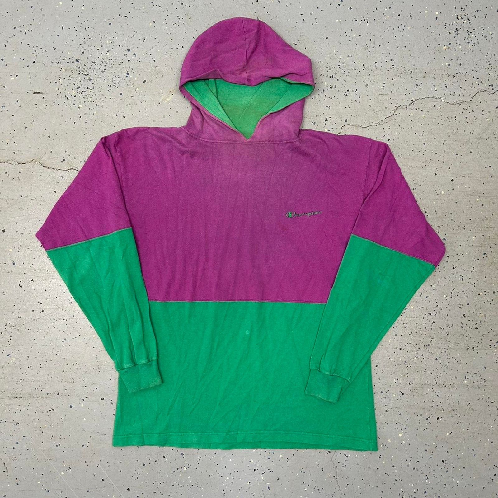 Champion VTG 90s Champion Hoodie Size L / US 10 / IT 46 - 1 Thumbnail