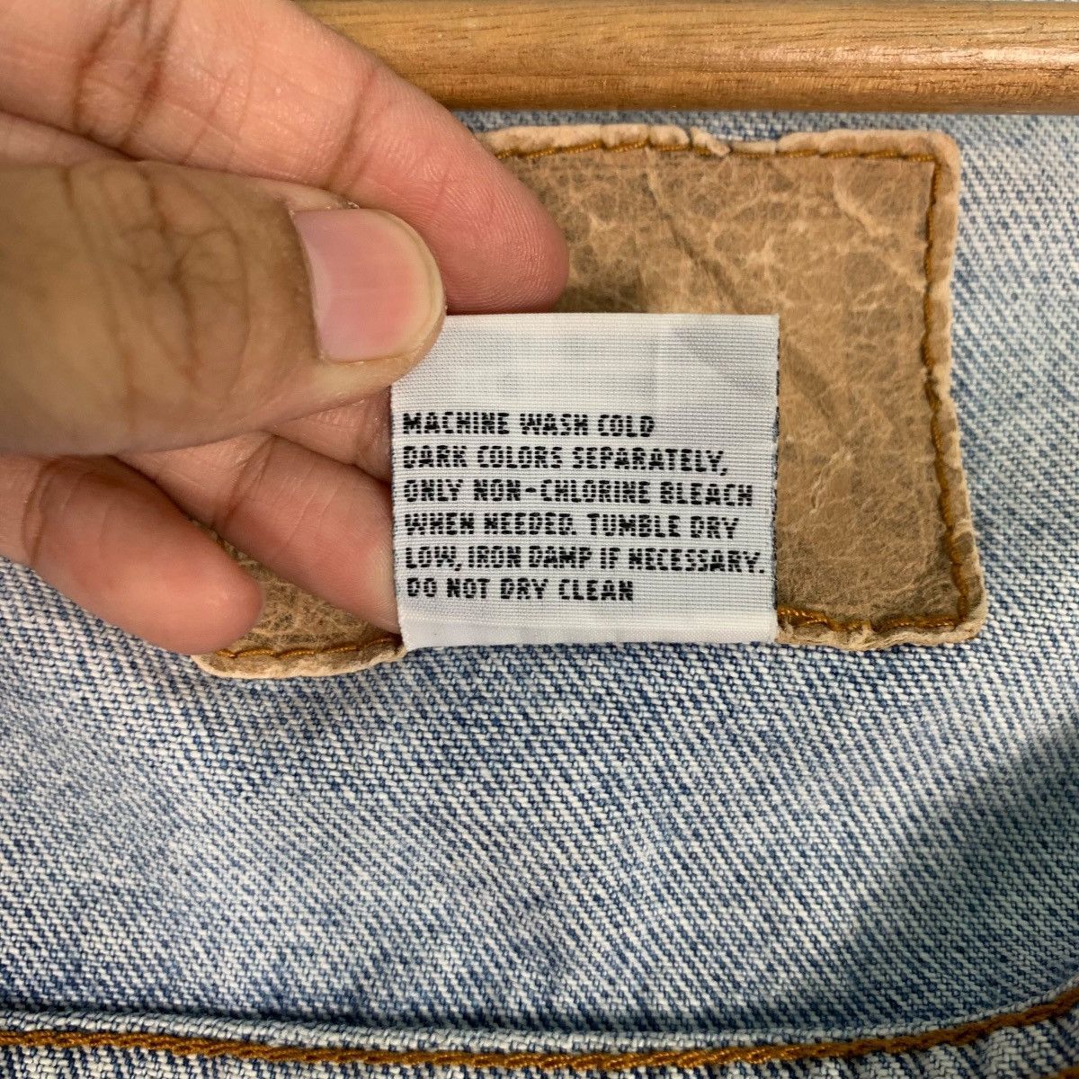 Vintage CANYON RIVER BLUES Trucker Washed Denim Jacket #0512-C23 Size US L / EU 52-54 / 3 - 14 Thumbnail