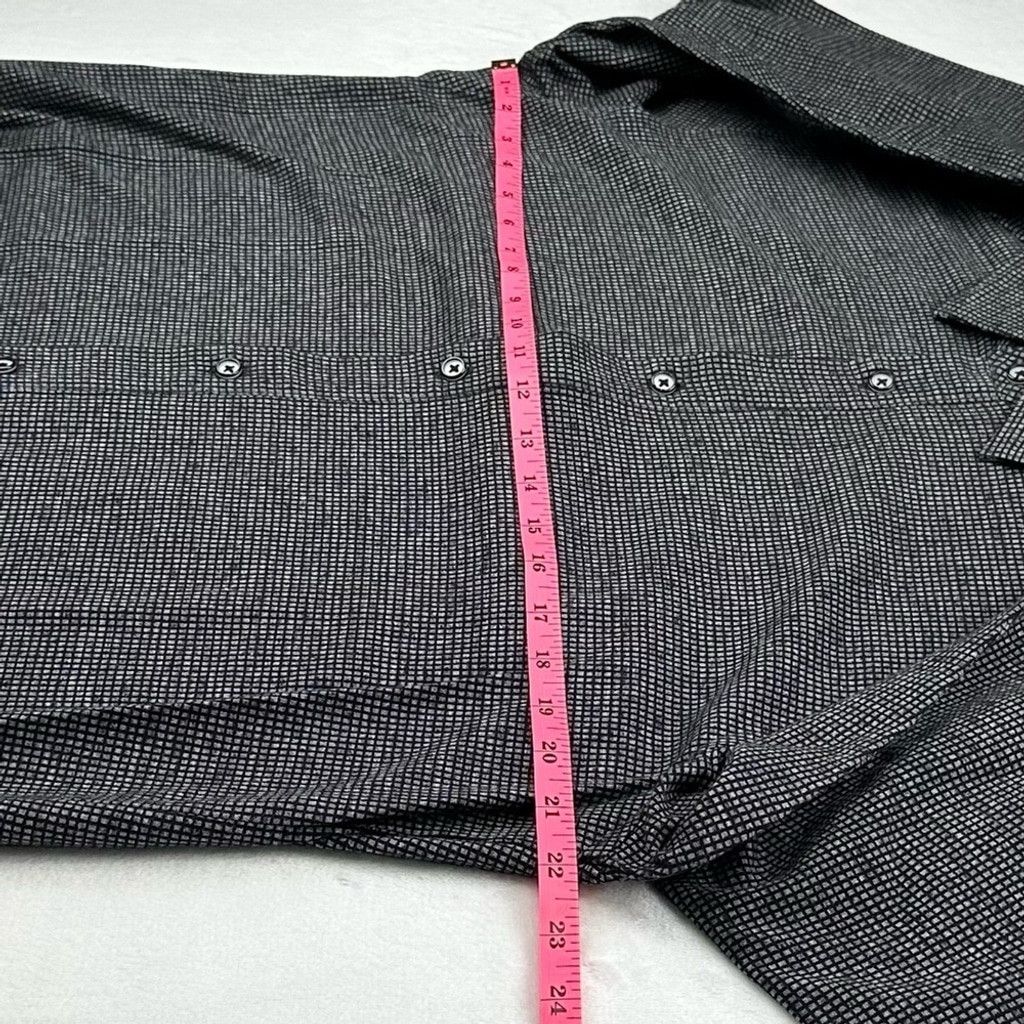 Robert Graham Robert Graham Mens M Black Ruyter Flipcuff Shirt Classic Fit Size US M / EU 48-50 / 2 - 8 Thumbnail