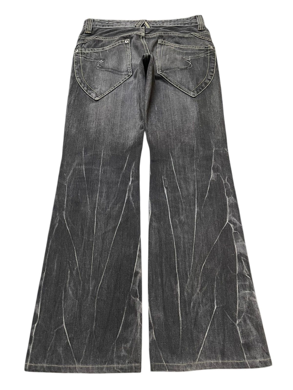 semanticdesign Vintage Japan Semantic Design Thunder Wash Faded Flare Jeans Size US 31 - 2 Thumbnail