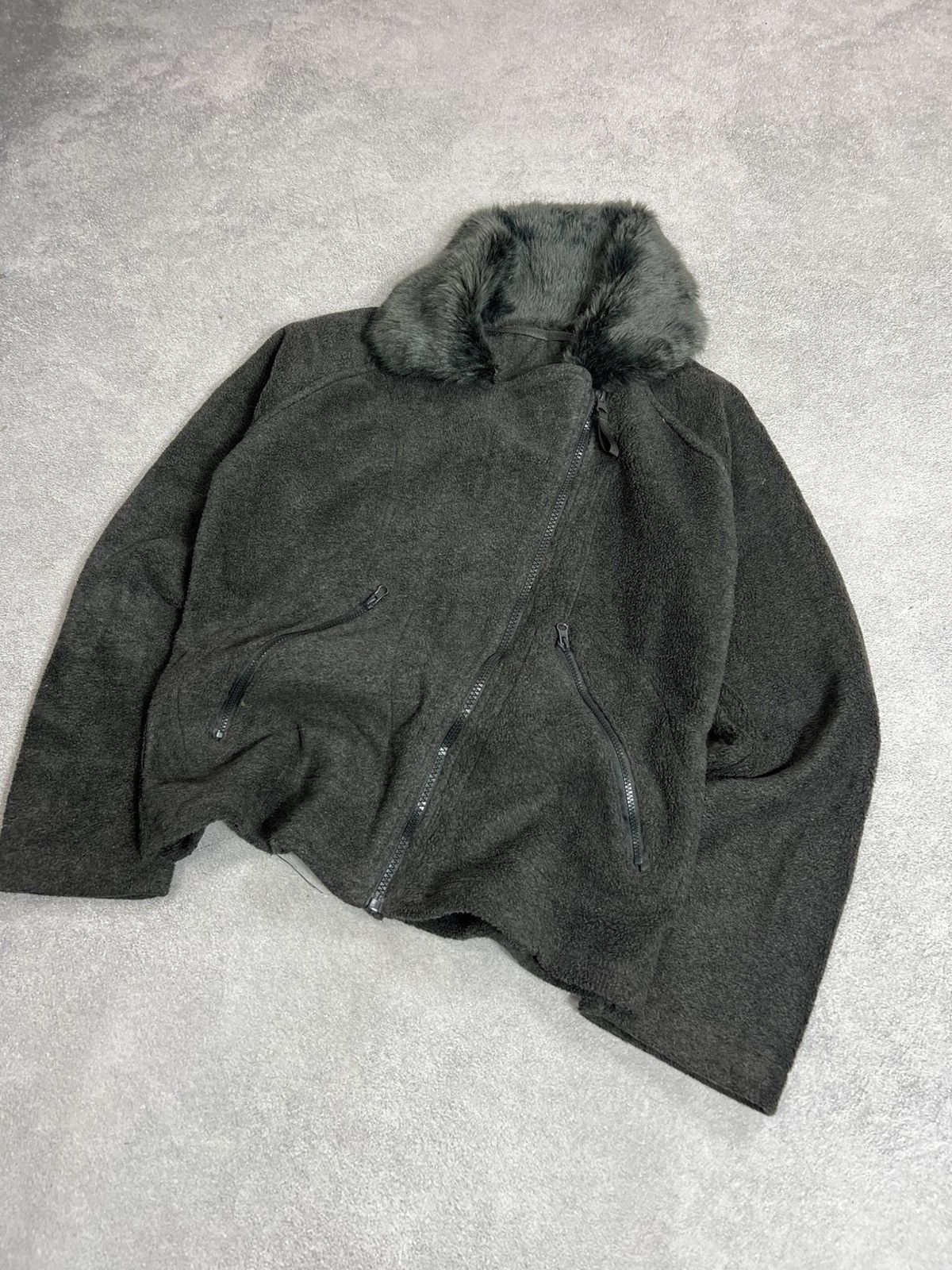 Japanese Brand vintage 90s assymethric rick owens style y2k jacket Size US S / EU 44-46 / 1 - 2 Thumbnail