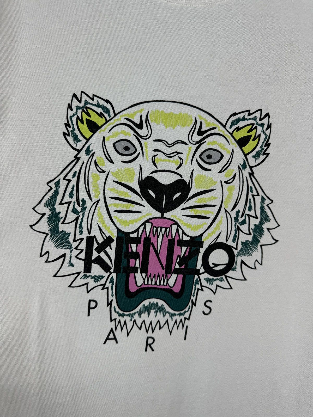 Kenzo × Vintage Mens Vintage Kenzo Paris tiger logo T-shirt tee luxury Size US XL / EU 56 / 4 - 7 Thumbnail