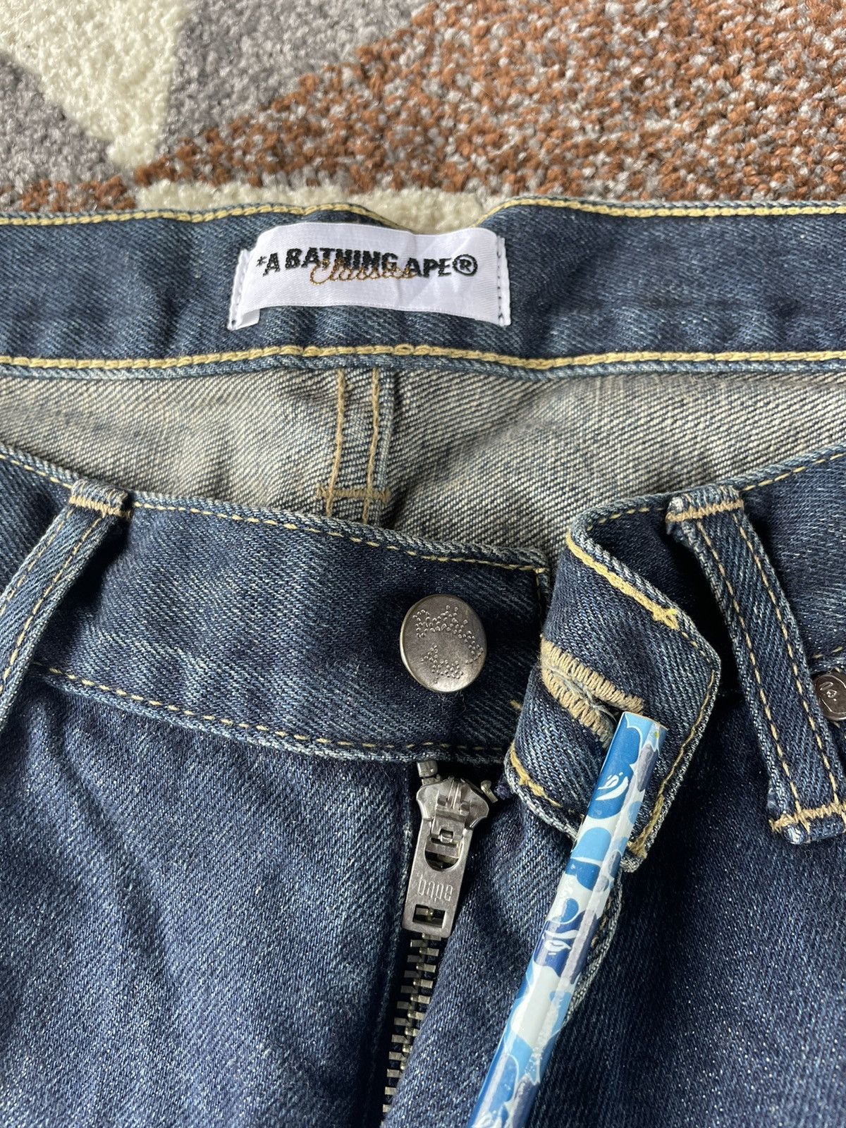 Bape Bape Ape Head Logo Denim short Size US 34 / EU 50 - 8 Thumbnail
