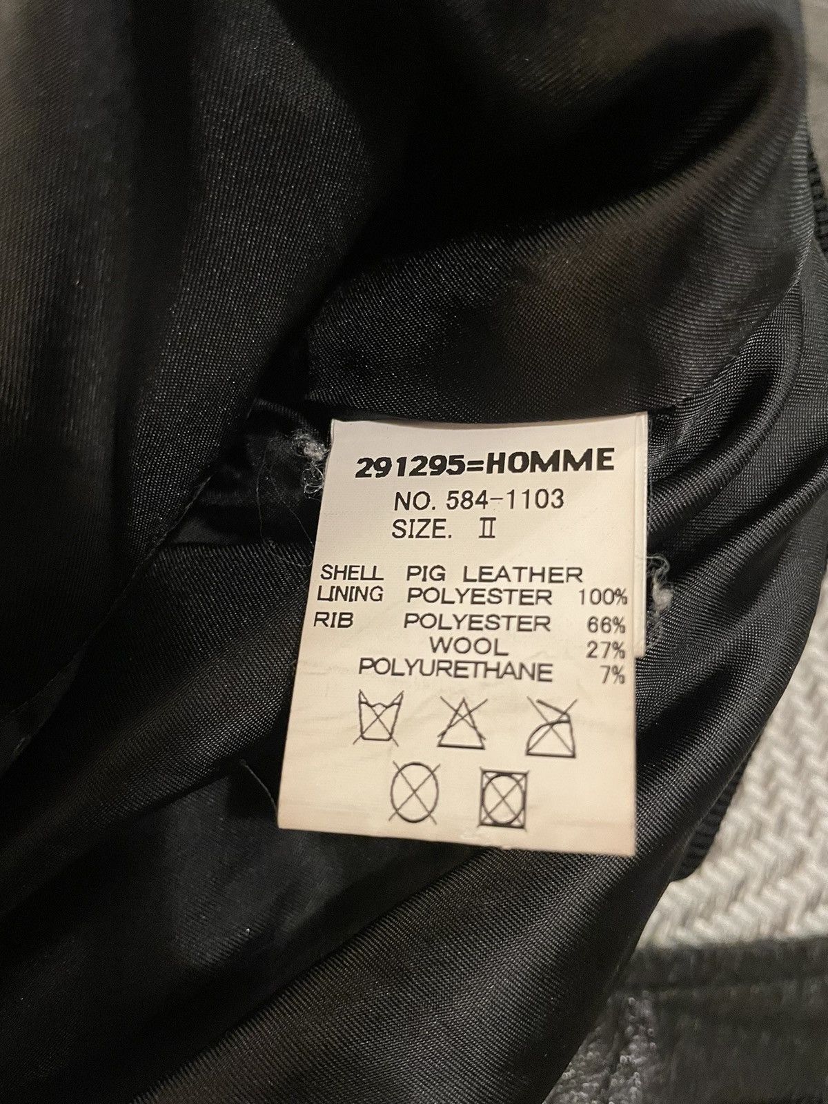 Japanese Brand × Vintage 291295 HOMME 4 POCKETS PIG LEATHER JACKET Size US M / EU 48-50 / 2 - 8 Thumbnail