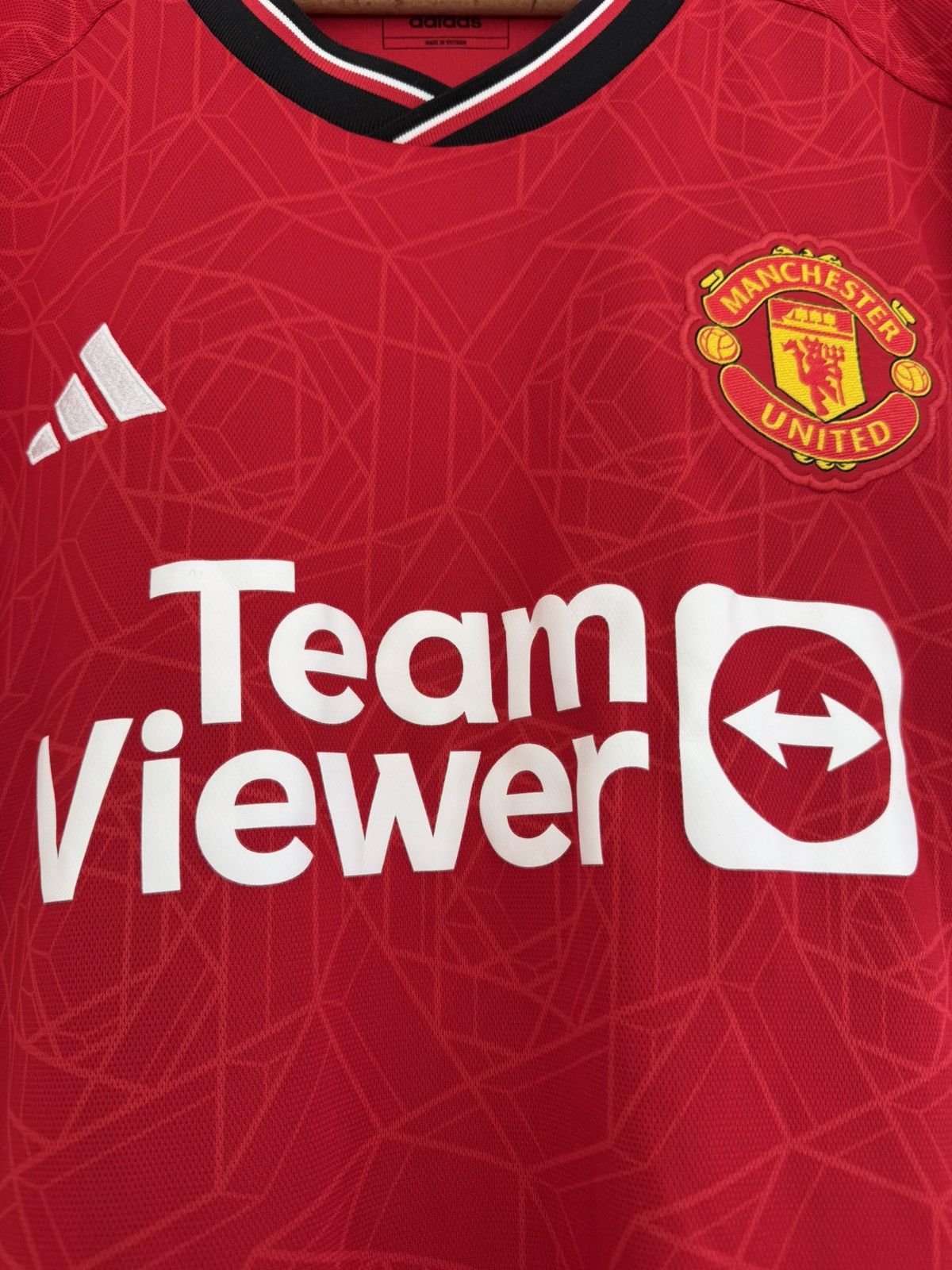 Adidas Manchester United 2023-2024 Home Soccer Jersey Football Kit Size US XXL / EU 58 / 5 - 7 Thumbnail
