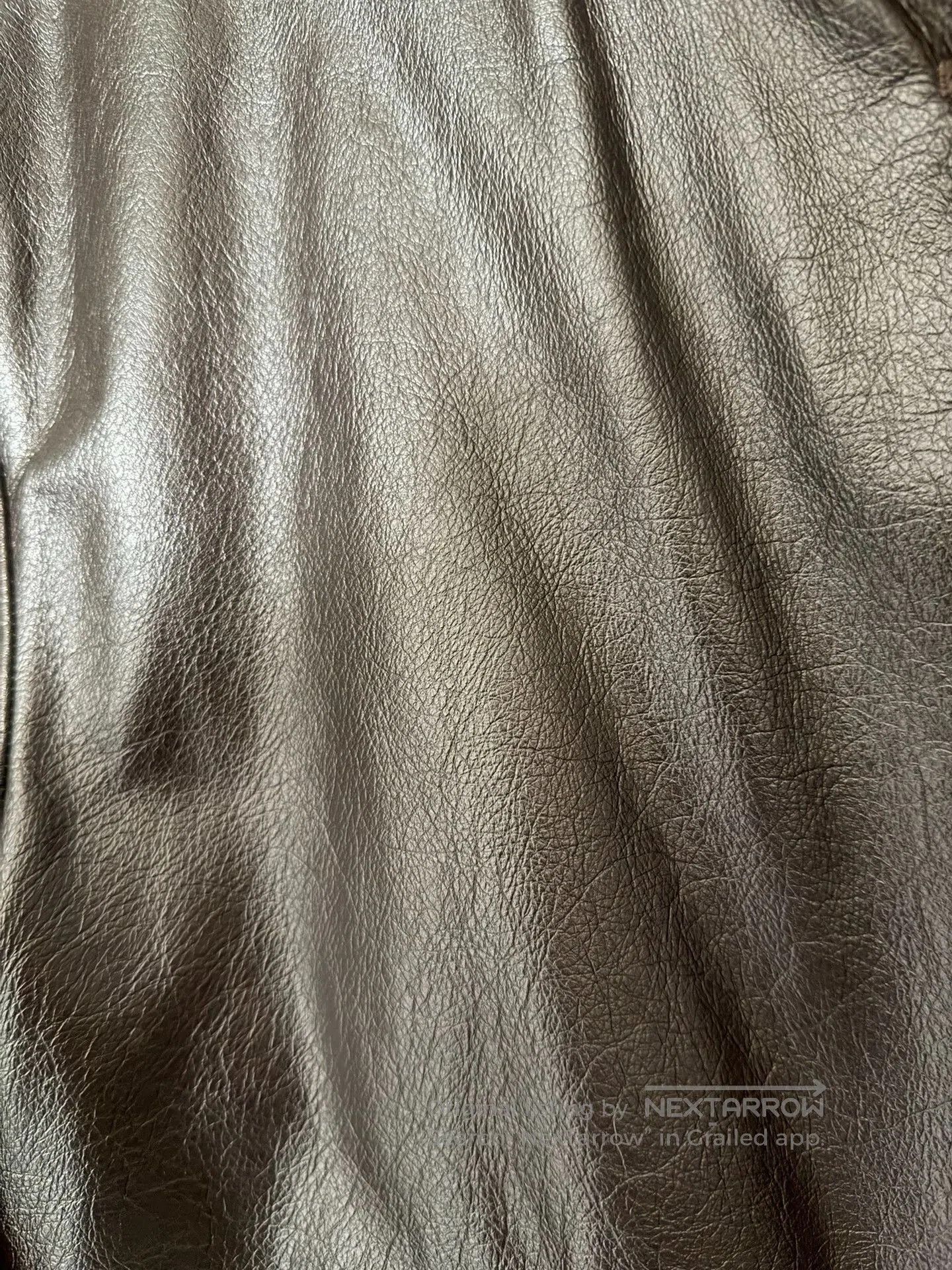 Gucci gucci leather and wool jacket in brown. Size US L / EU 52-54 / 3 - 3 Thumbnail