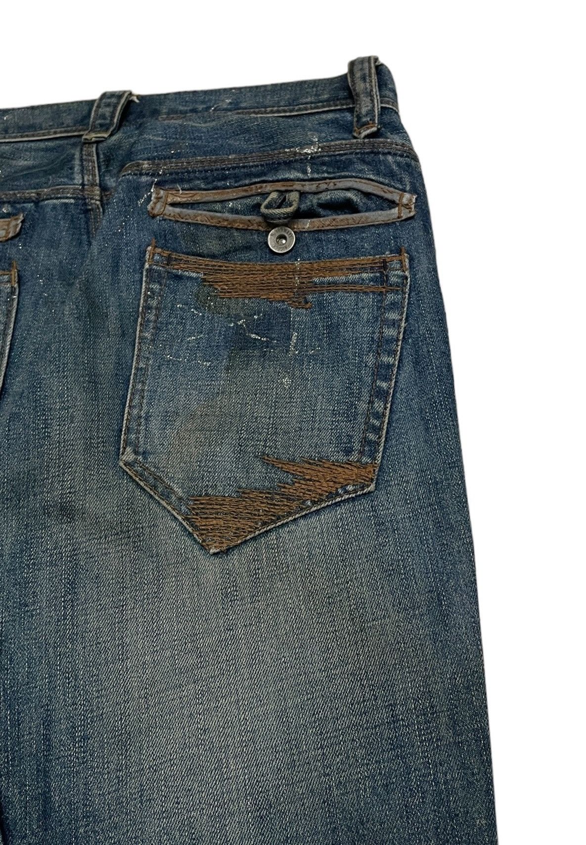 If Six Was Nine Very Rare Design Vintage Brand Nicole Club Jeans 1990s Size US 30 / EU 46 - 6 Thumbnail