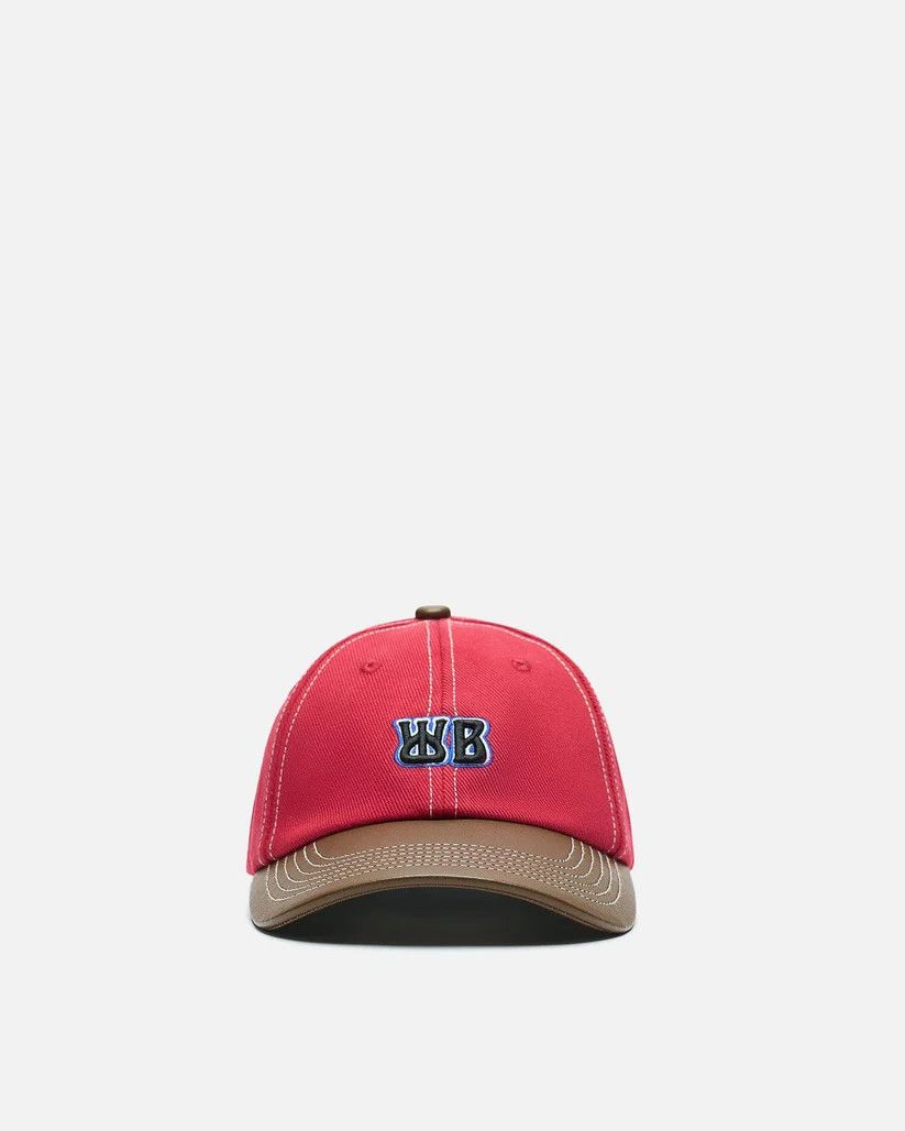 Wales Bonner o1s1v1r1oon0825 Size: OS/Original Cap in Red/Brown Size ONE SIZE - 1 Thumbnail