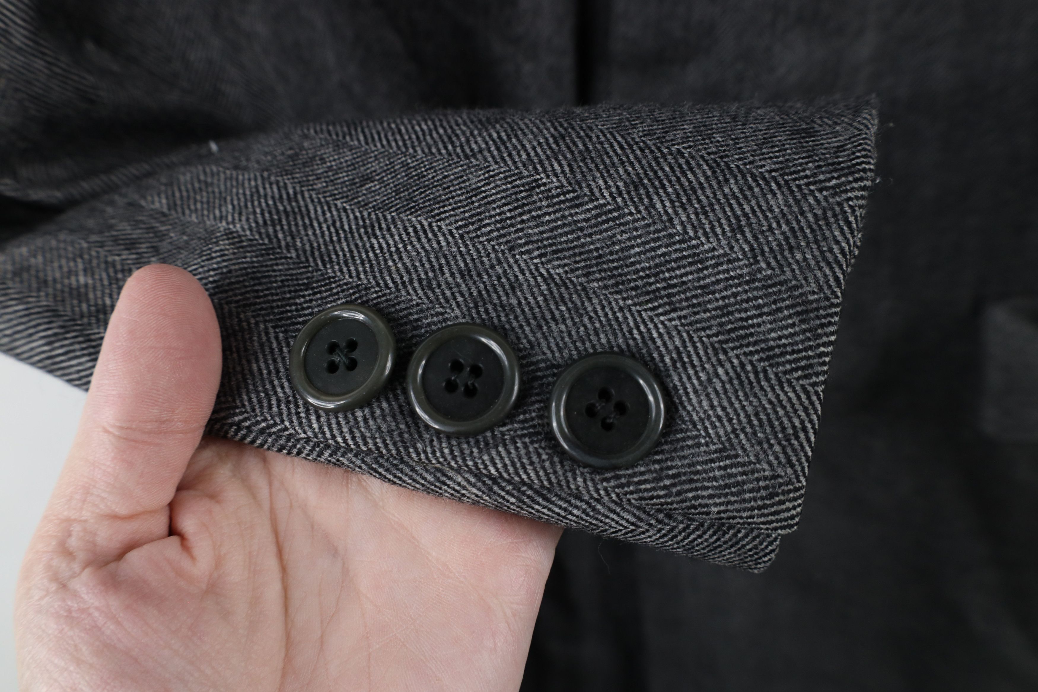 Hickey Freeman × Vintage Vintage 70s Hickey Freeman Overcoat Jacket Gray USA Size US XXL / EU 58 / 5 - 5 Thumbnail