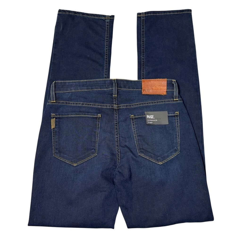 Paige NWT New $199 Paige Transcend Normandie Straight Jean Size 2 Size US 29 - 5 Thumbnail