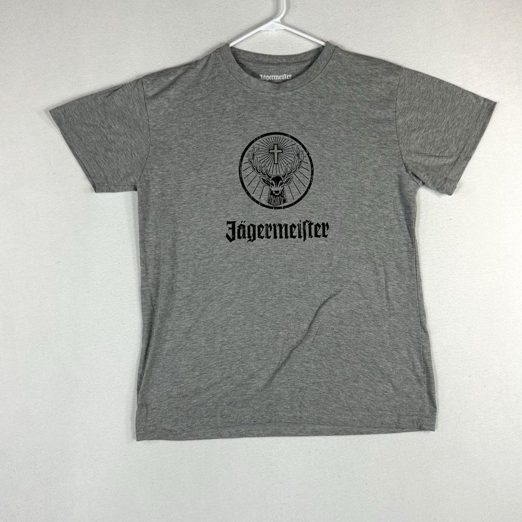 ESPIRIT Jägermeister Spirit Short Sleeve T-shirt Mens Large Gray Crewneck Casual Size US L / EU 52-54 / 3 - 2 Thumbnail