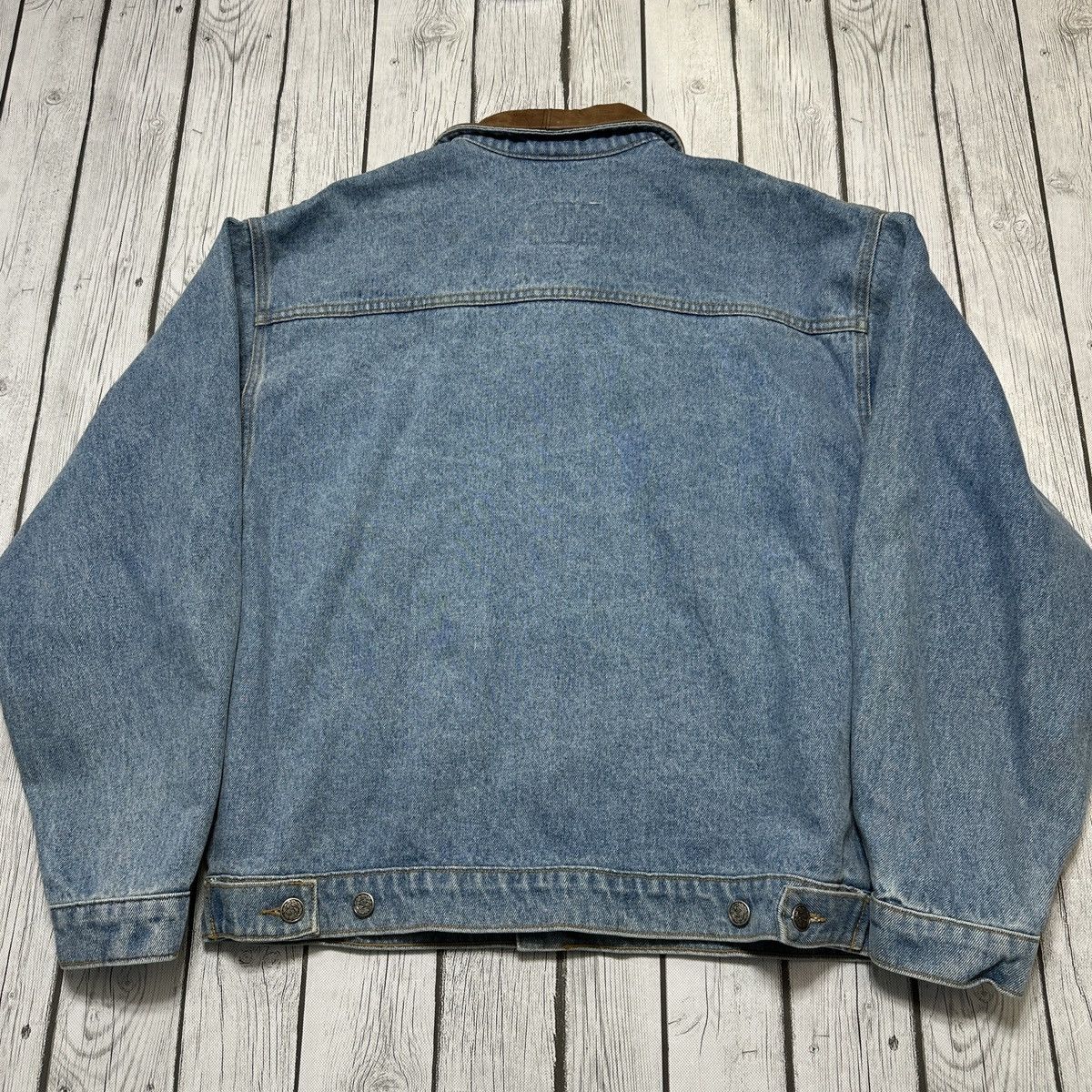 Vintage Vintage Intuit denim jacket Size US L / EU 52-54 / 3 - 2 Thumbnail