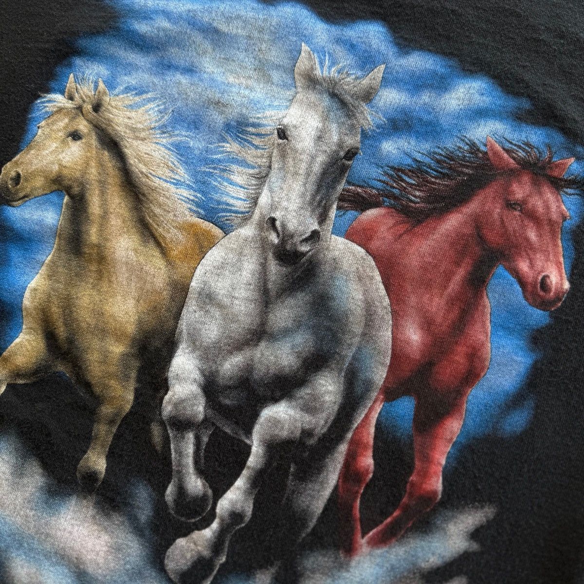 Vintage 2000 Vintage Y2K Spirit Of The Wild Horses Stallions Tee Size US XL / EU 56 / 4 - 3 Thumbnail