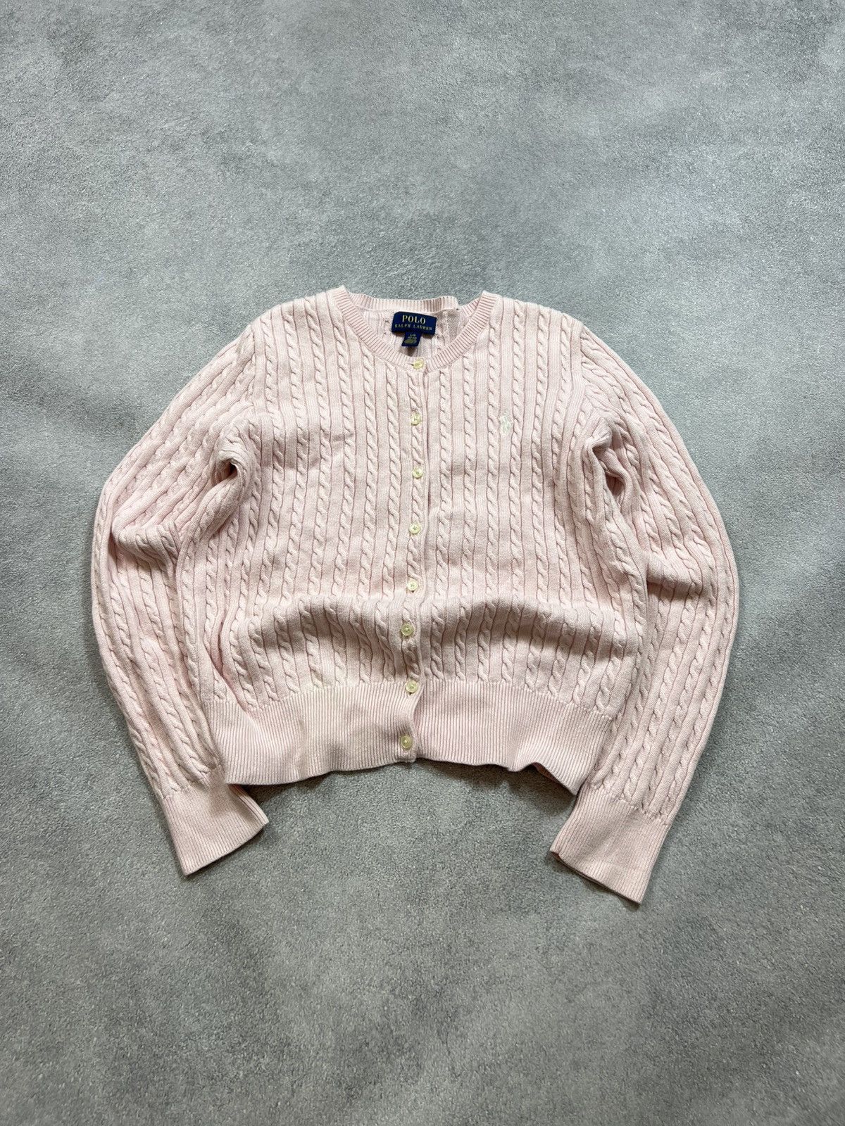 Polo Ralph Lauren 🩷Vintage Y2K PINK POLO Ralph Lauren women sweater Size XS / US 0-2 / IT 36-38 - 1 Thumbnail